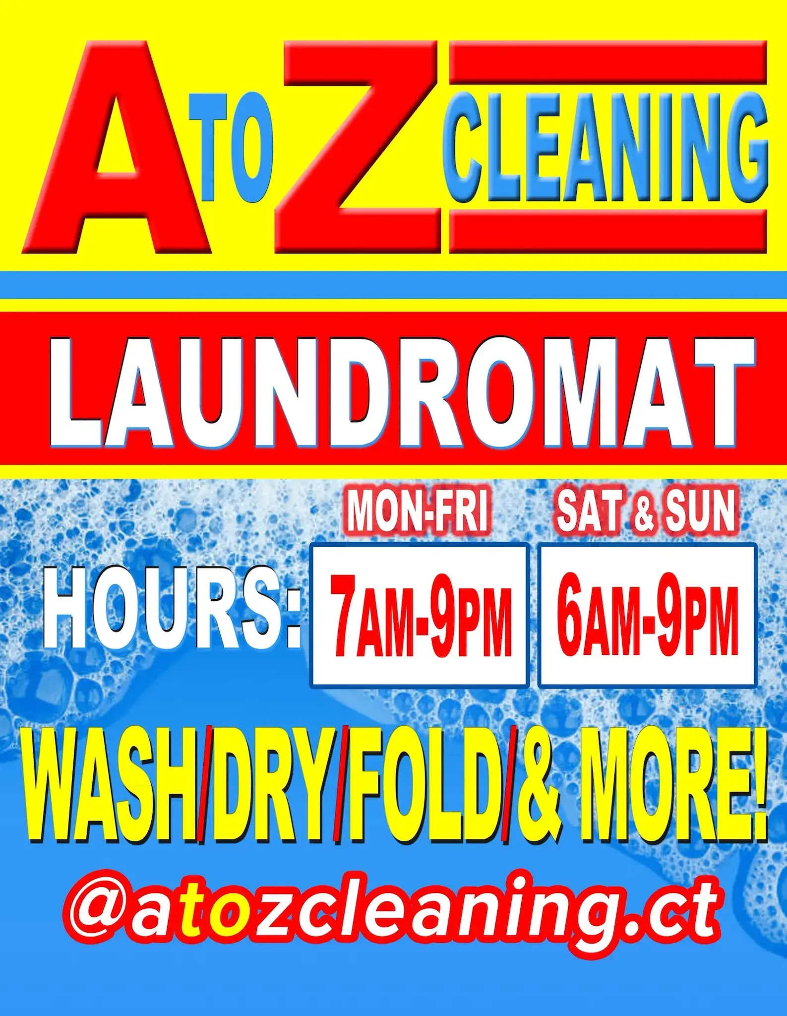 A to Z Cleaning Laundromat location