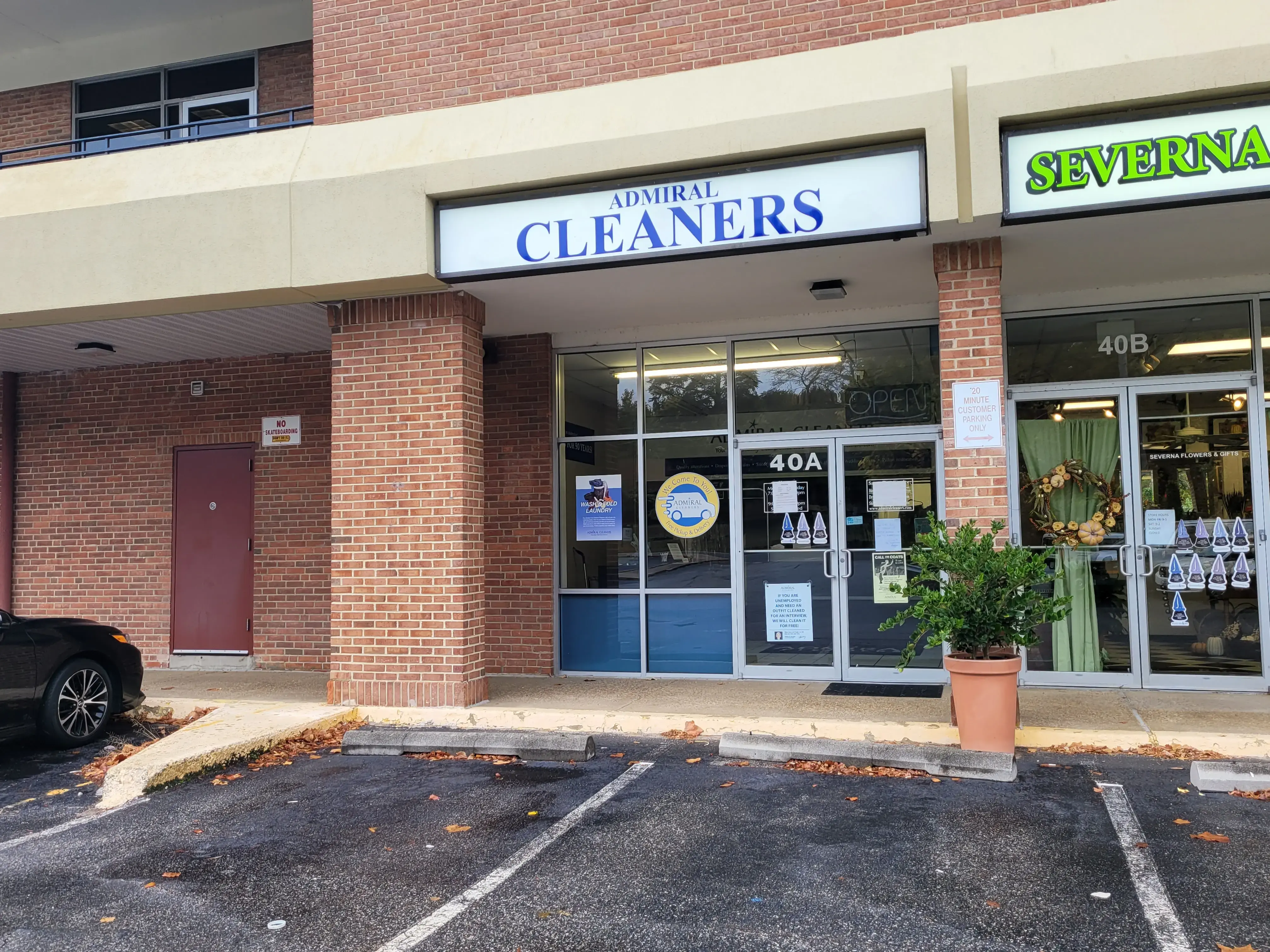 Admiral Cleaners location