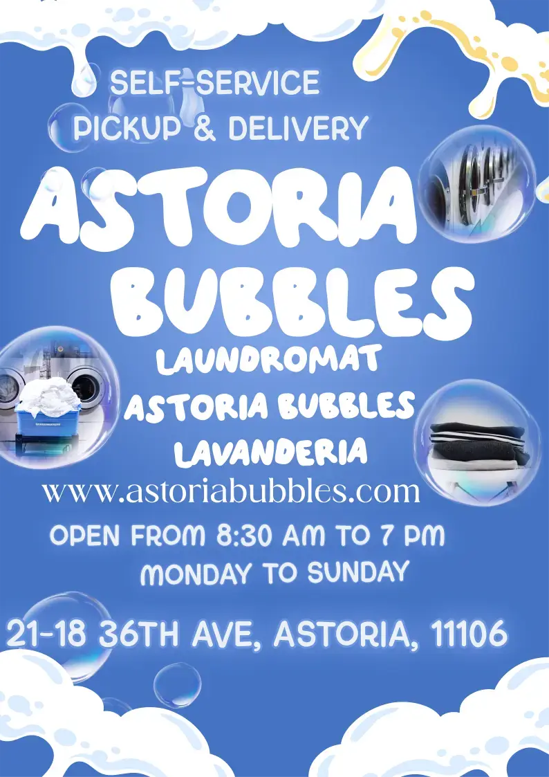 Astoria Bubbles Laundromat location