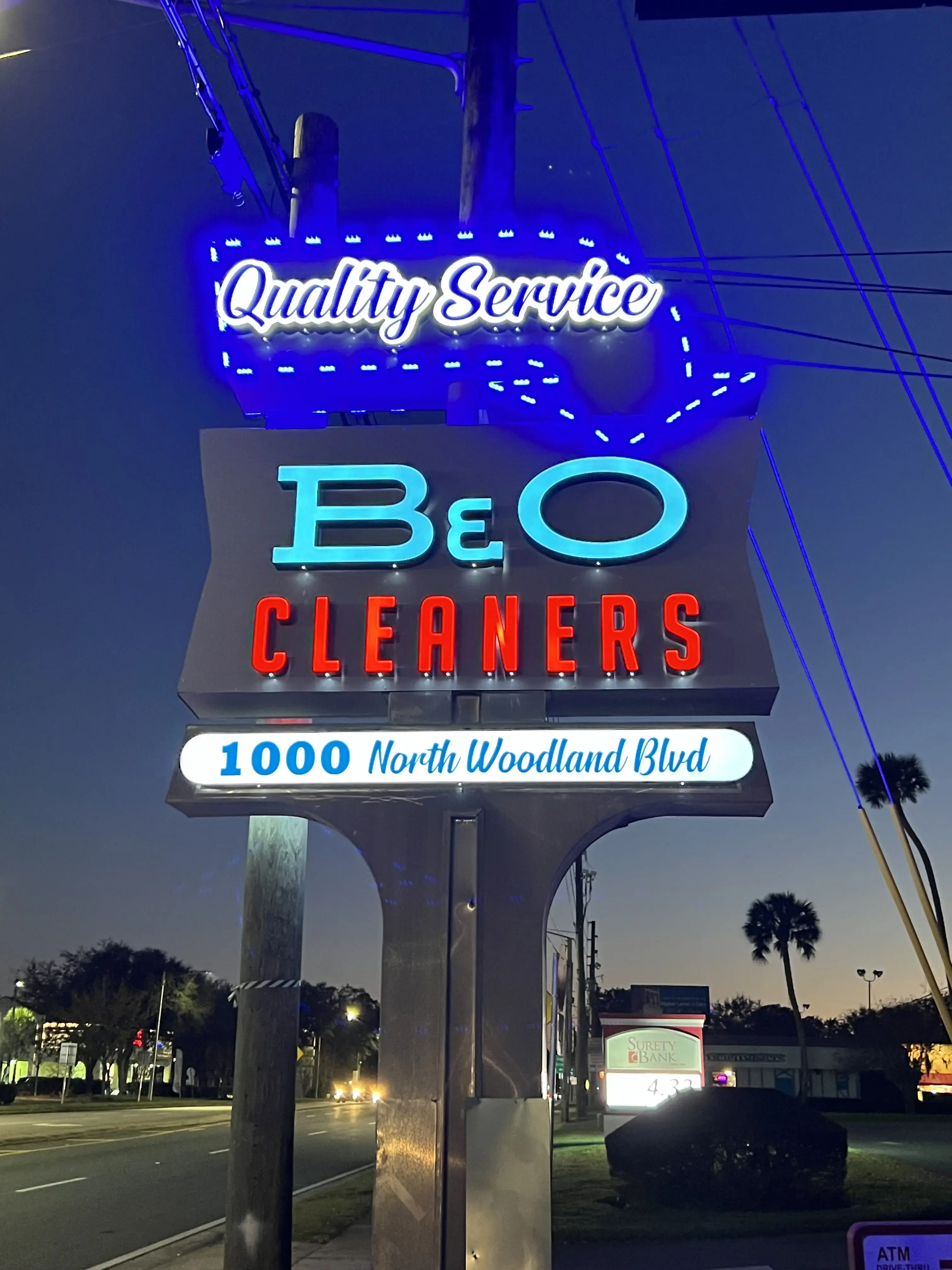 B & O Cleaners location