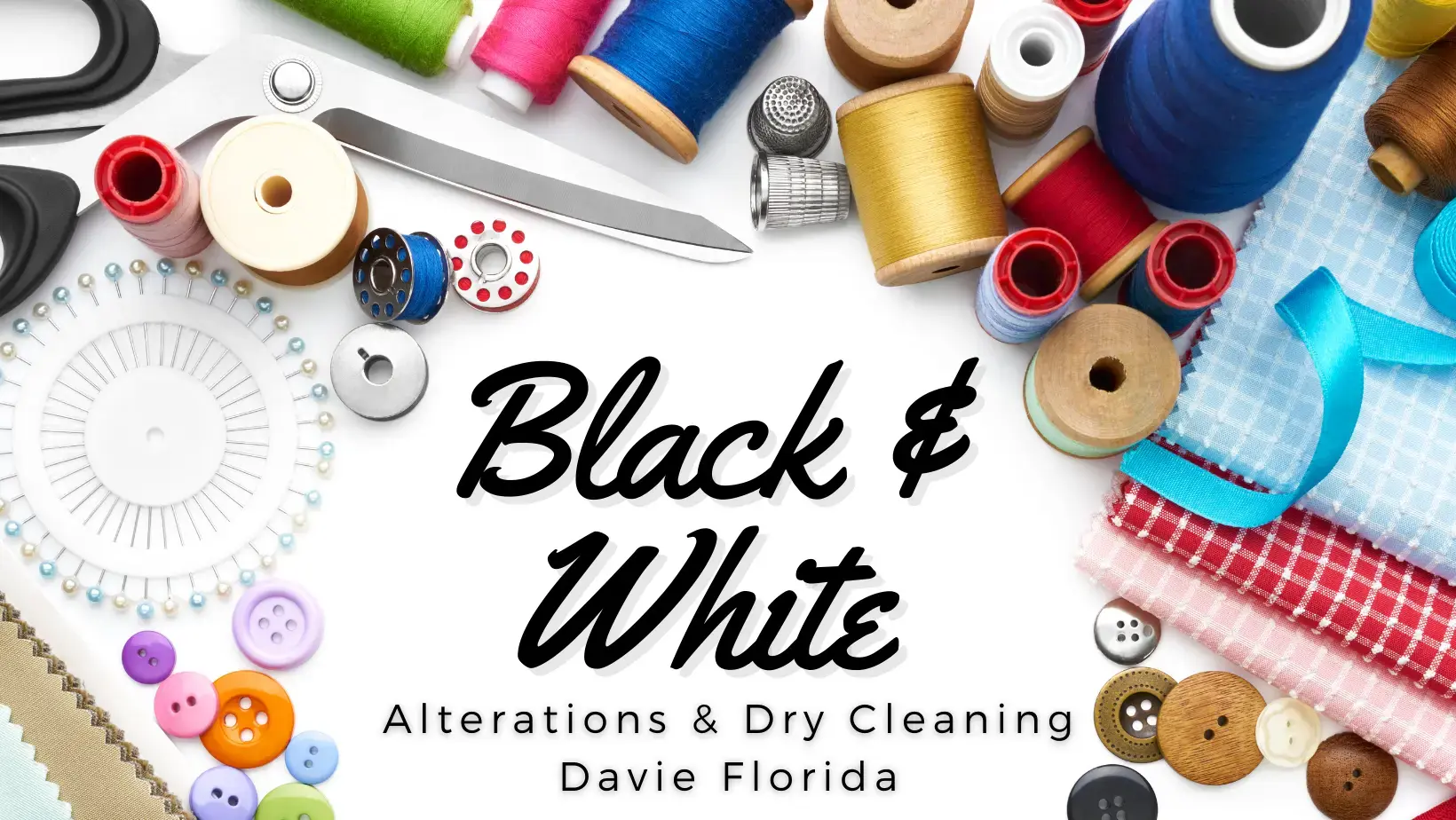 Black & White Dry Cleaners and Alterations location