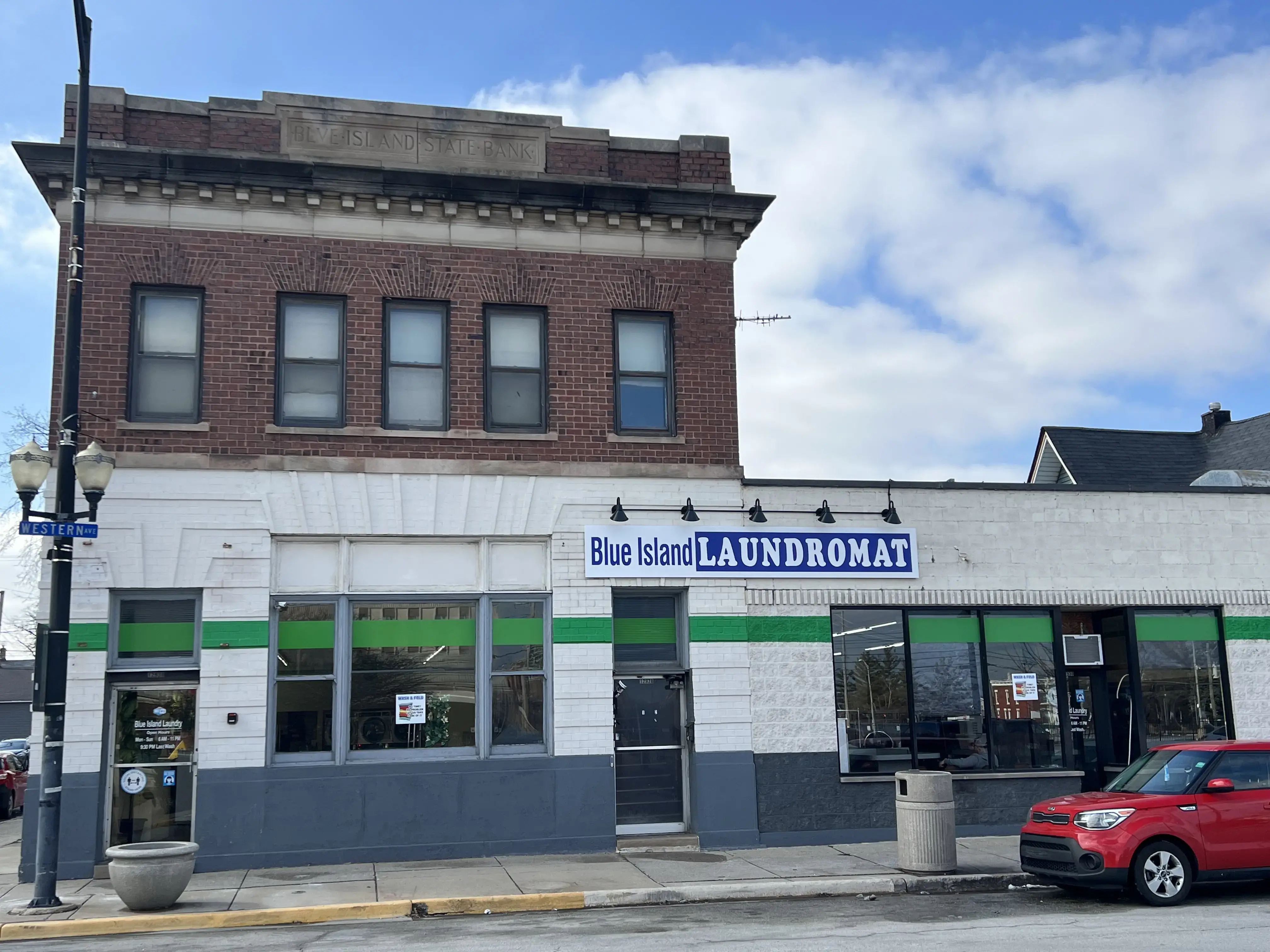 Blue Island Laundry location