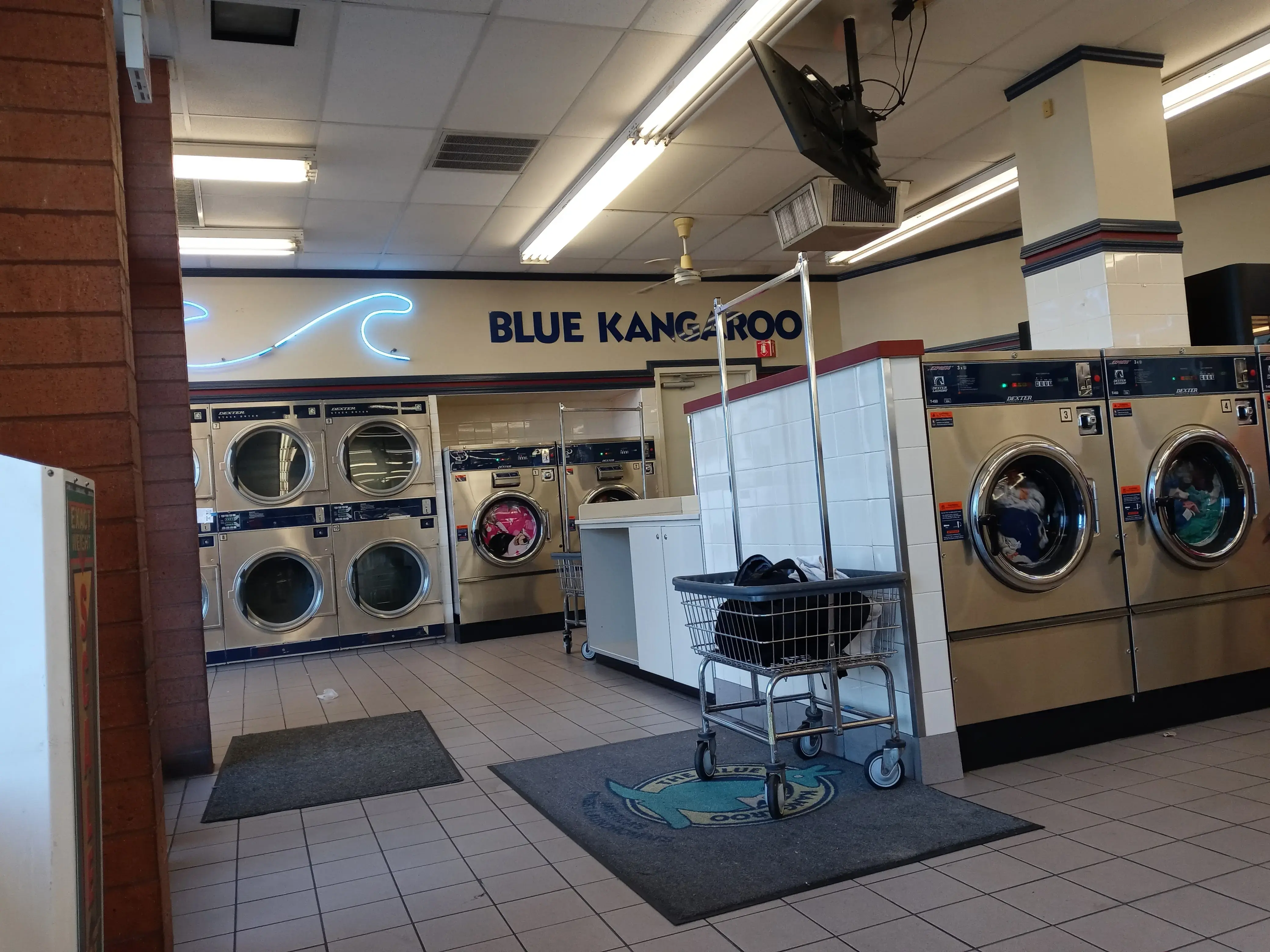 Blue Kangaroo Coin Laundry - Image 1