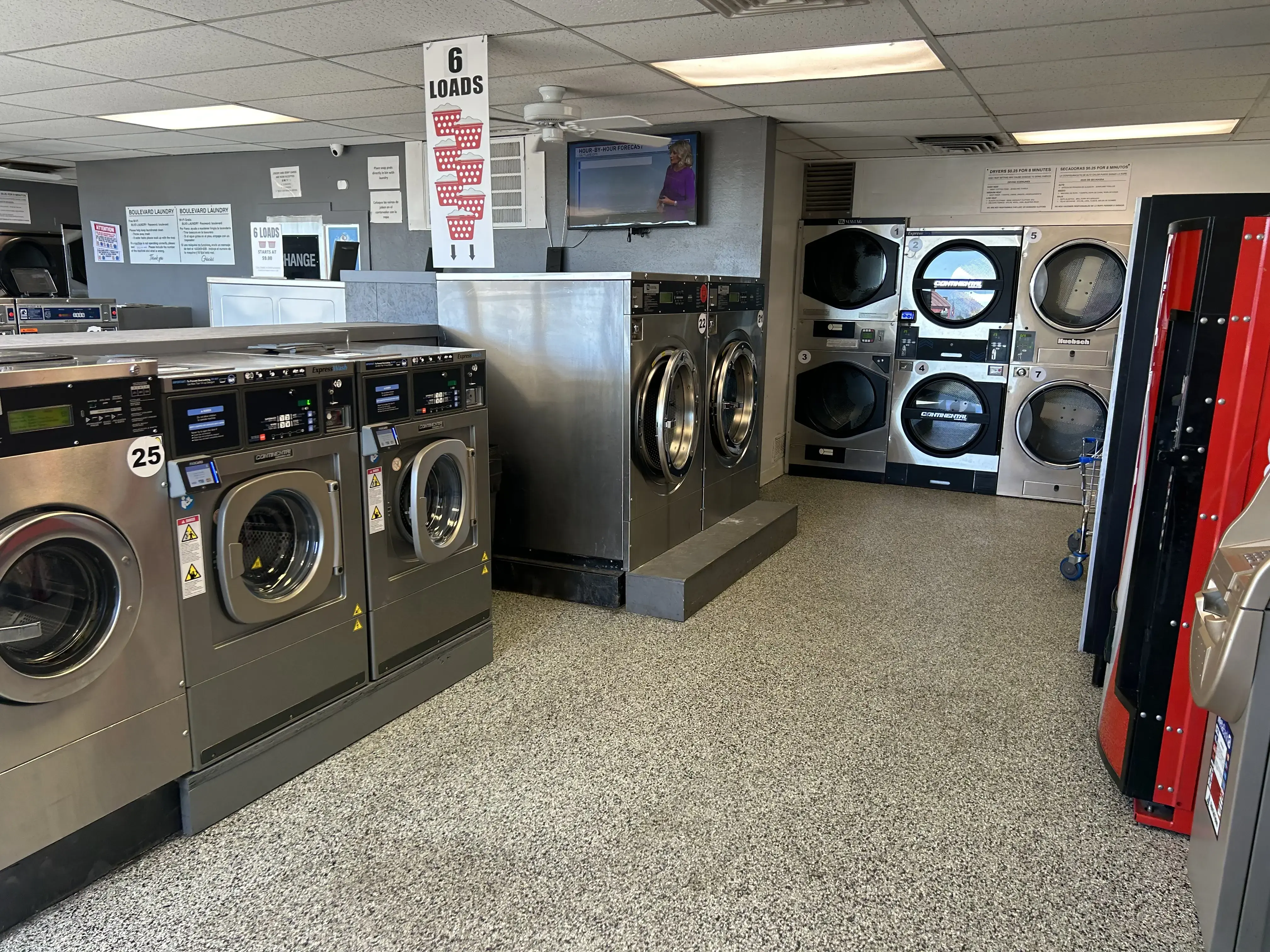 Boulevard Laundromat location
