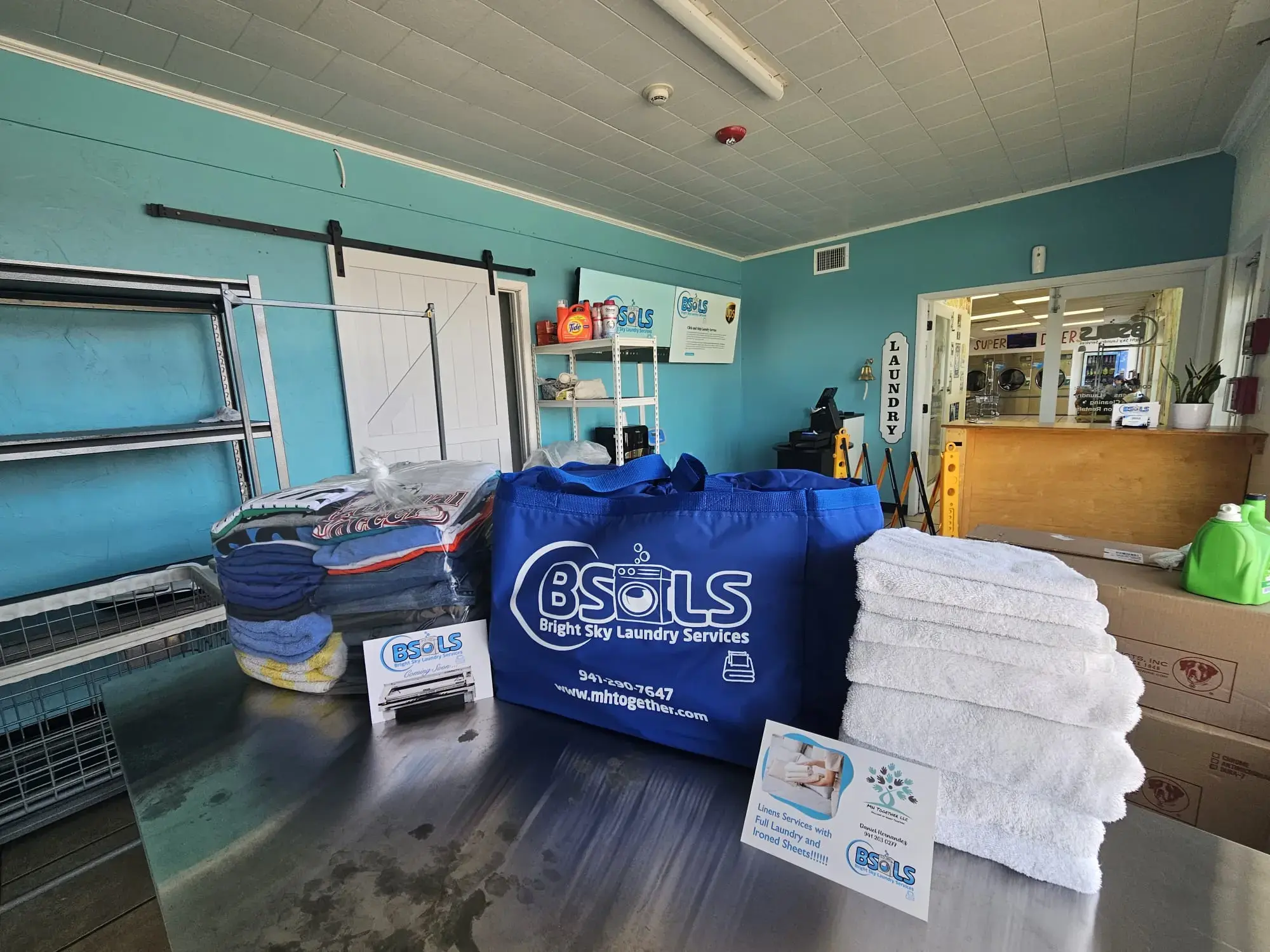 Bright Sky Laundry Services location