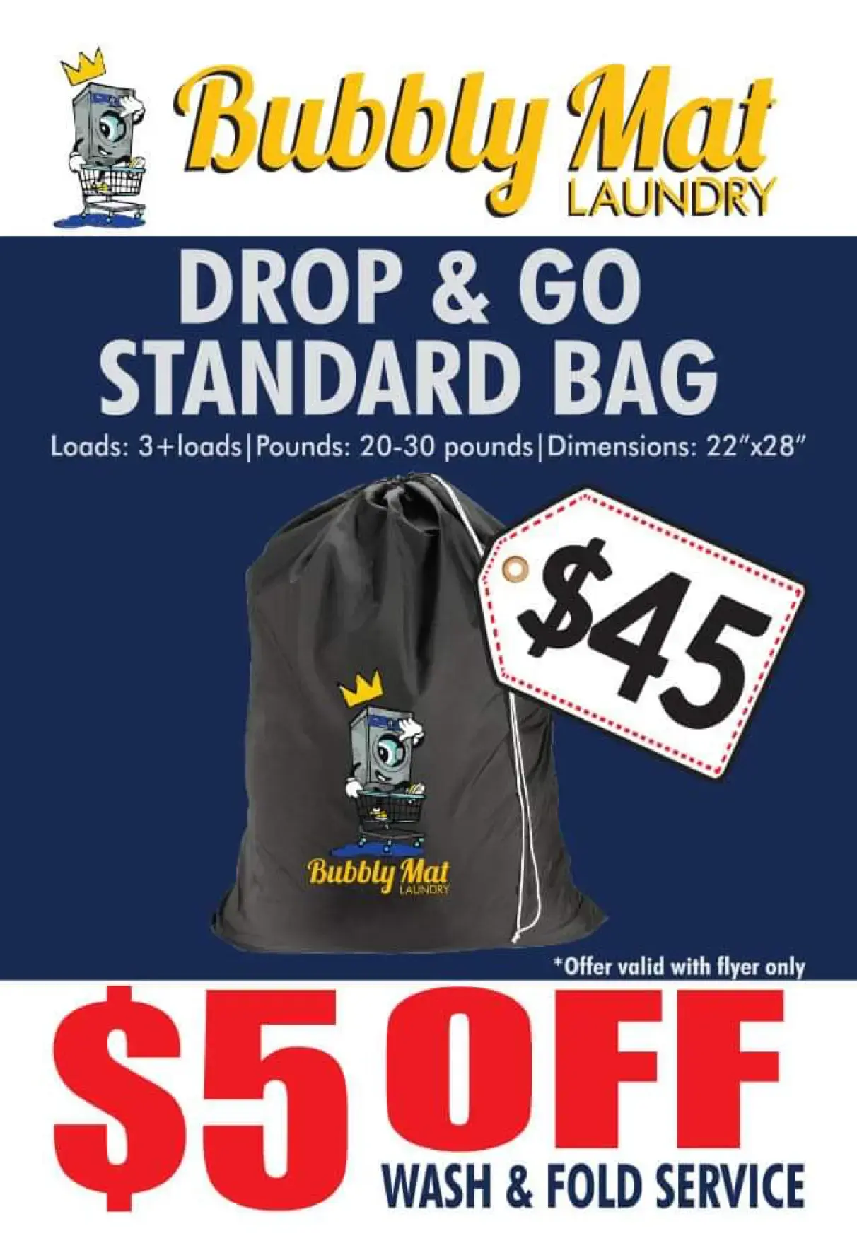 BubblyMat Laundry | Wash & Fold - Image 17