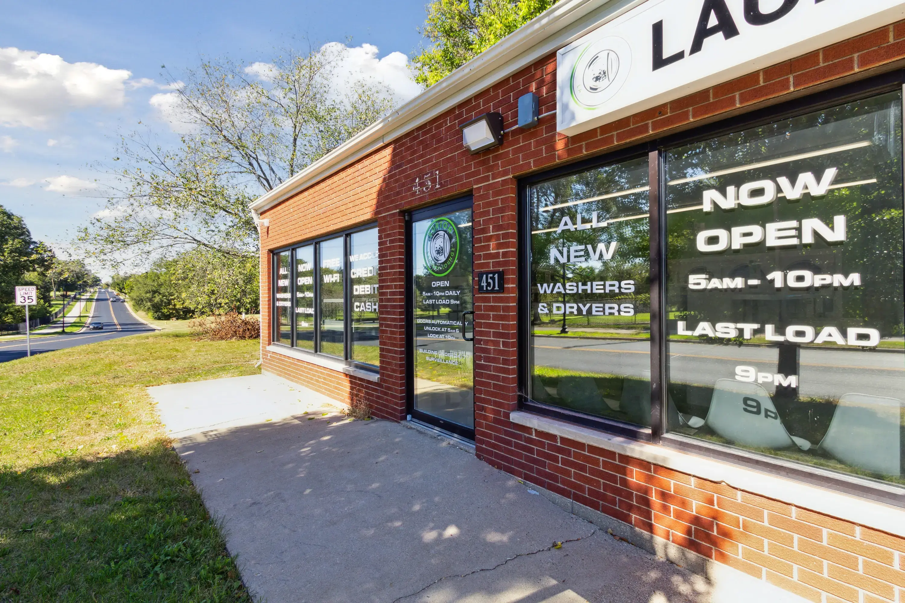 Burton Laundry Lounge location