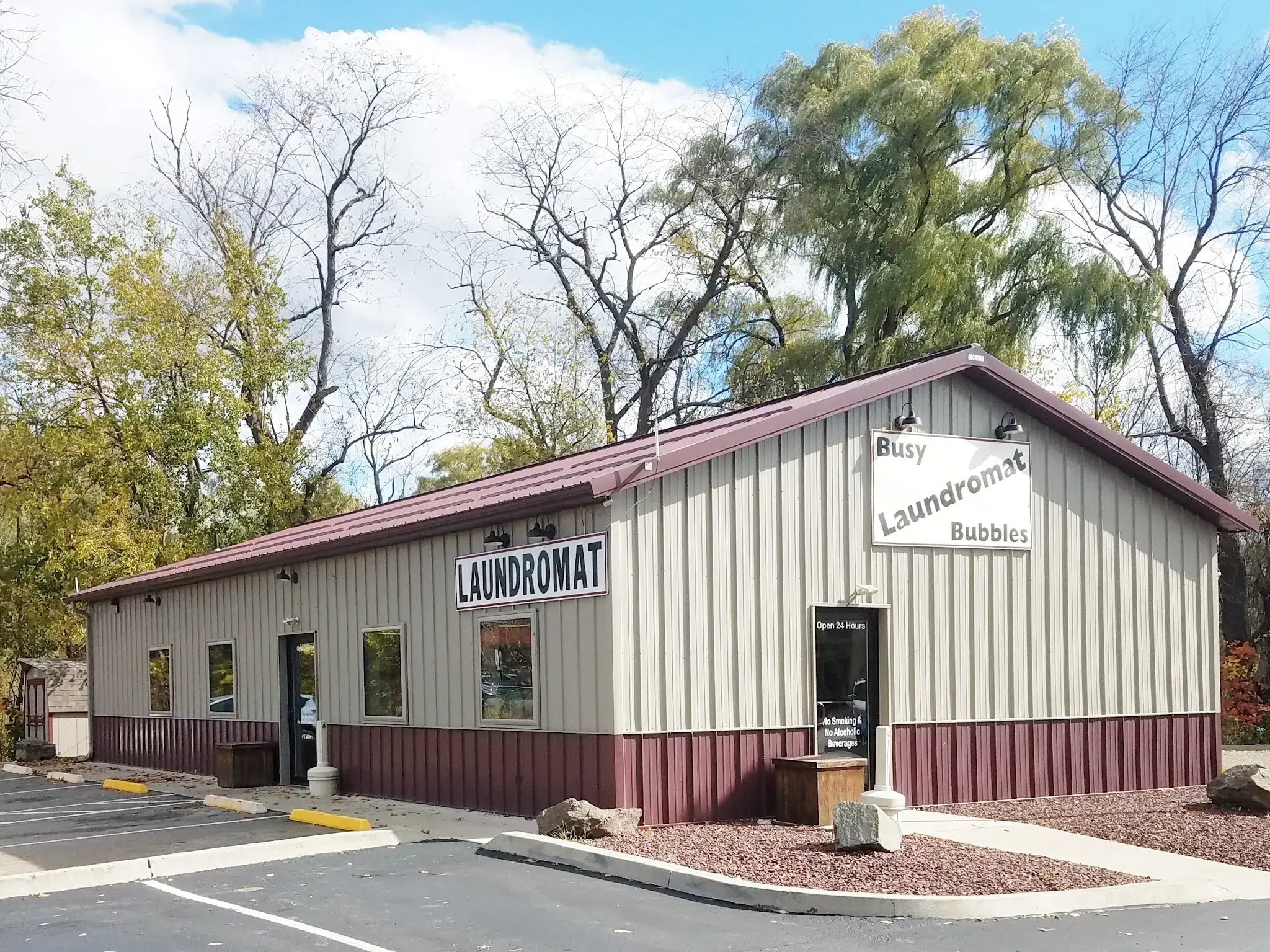 Busy Laundromat Bubbles location