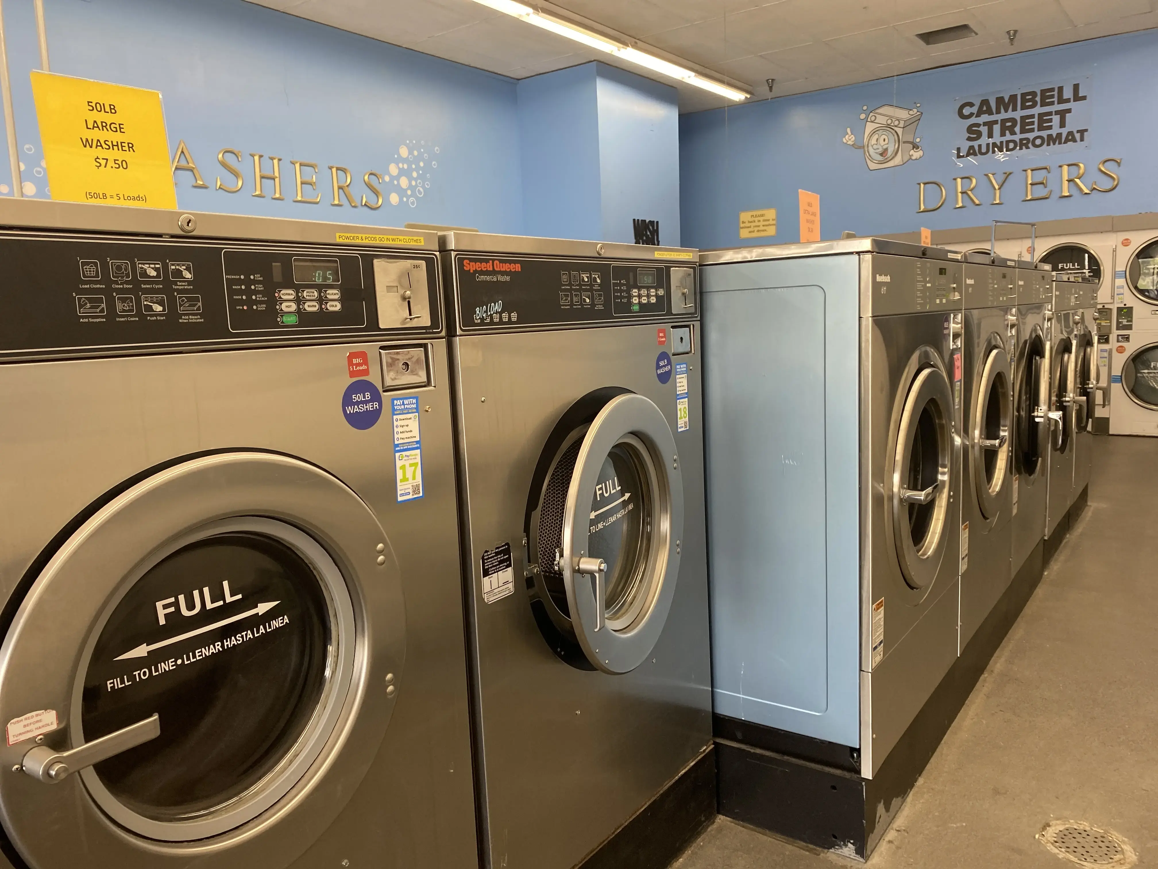 Cambell Street Laundromat location