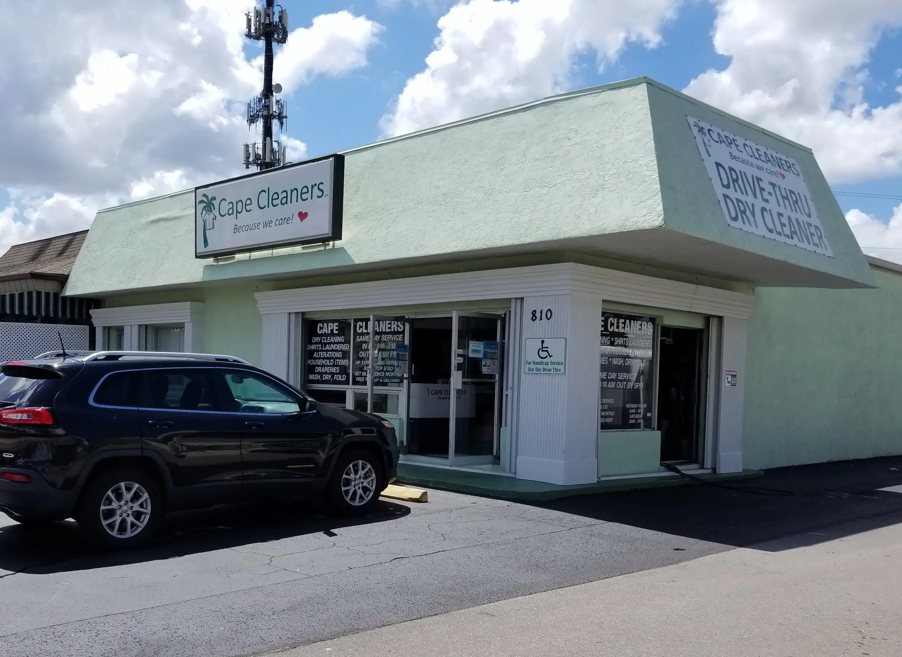 Cape Cleaners location