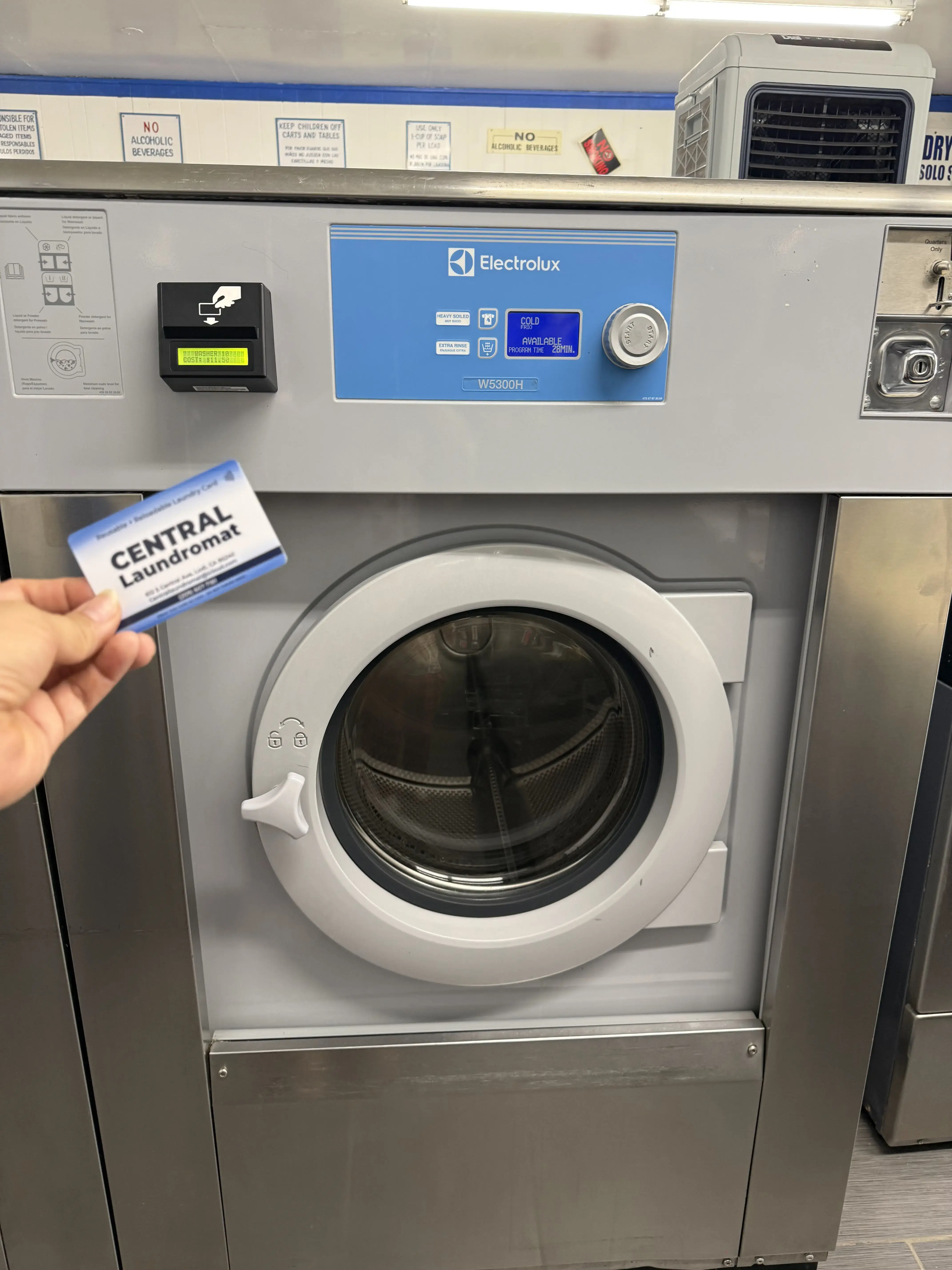 Central Laundromat location