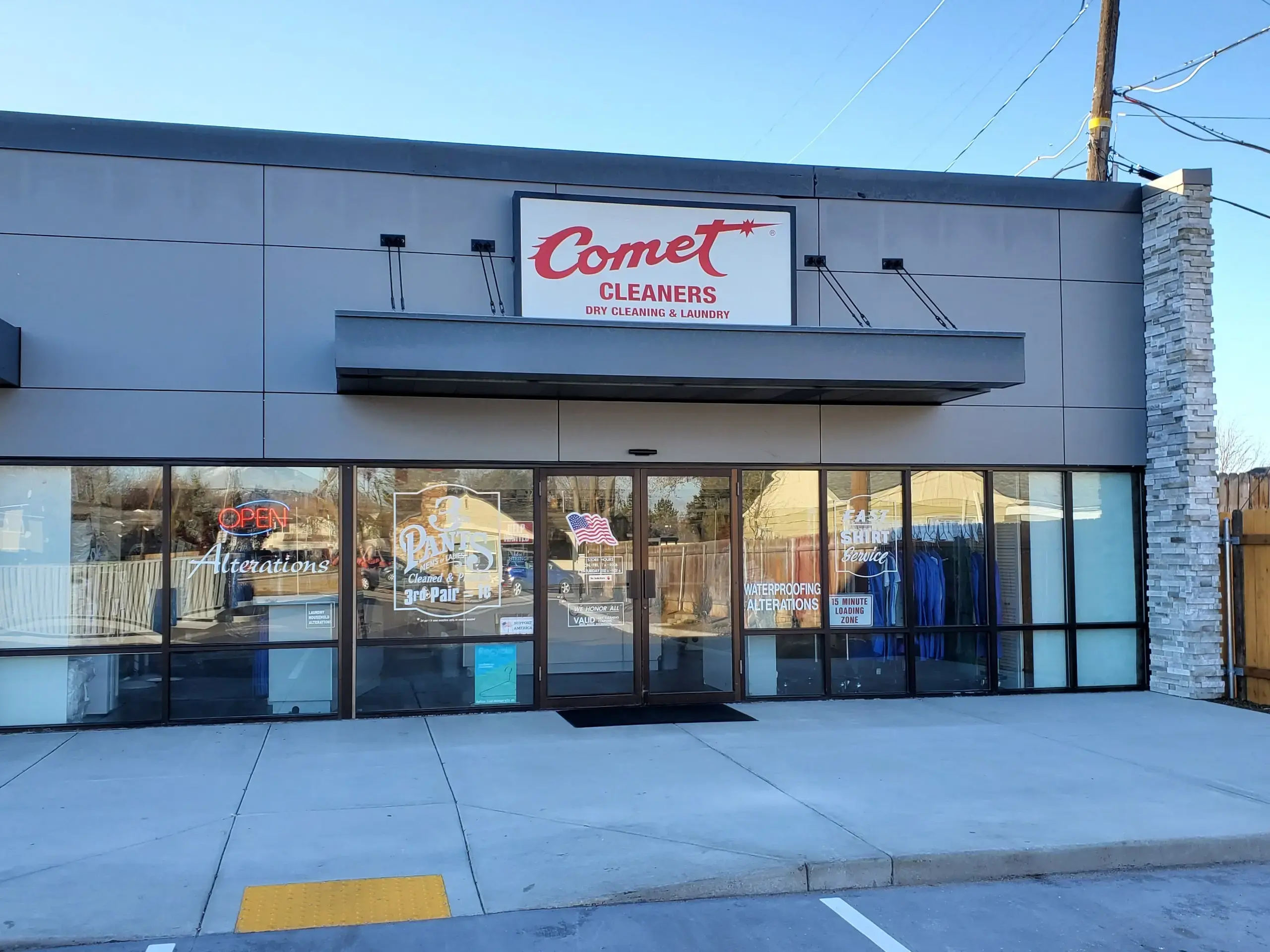 Comet Cleaners location