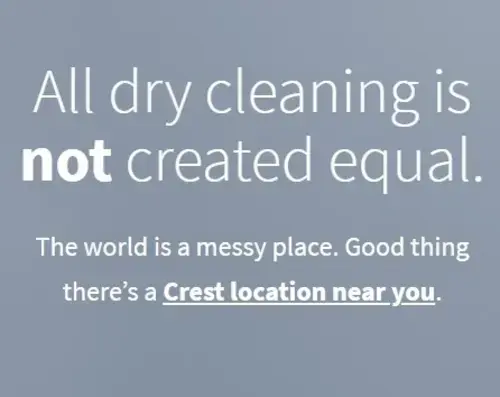 Crest Advanced Dry Cleaners location