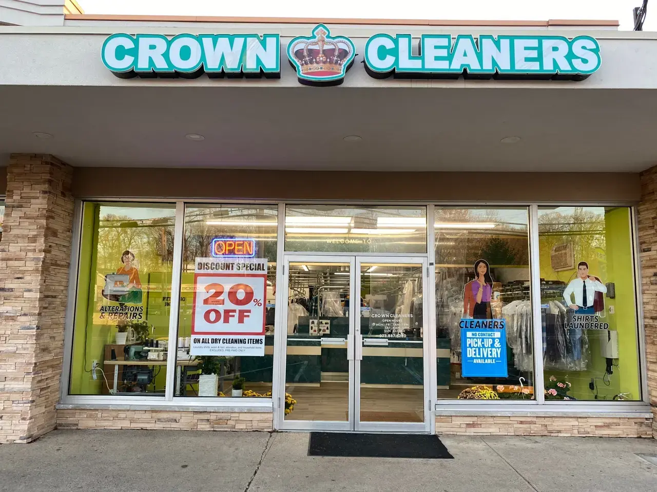 Crown Cleaners location