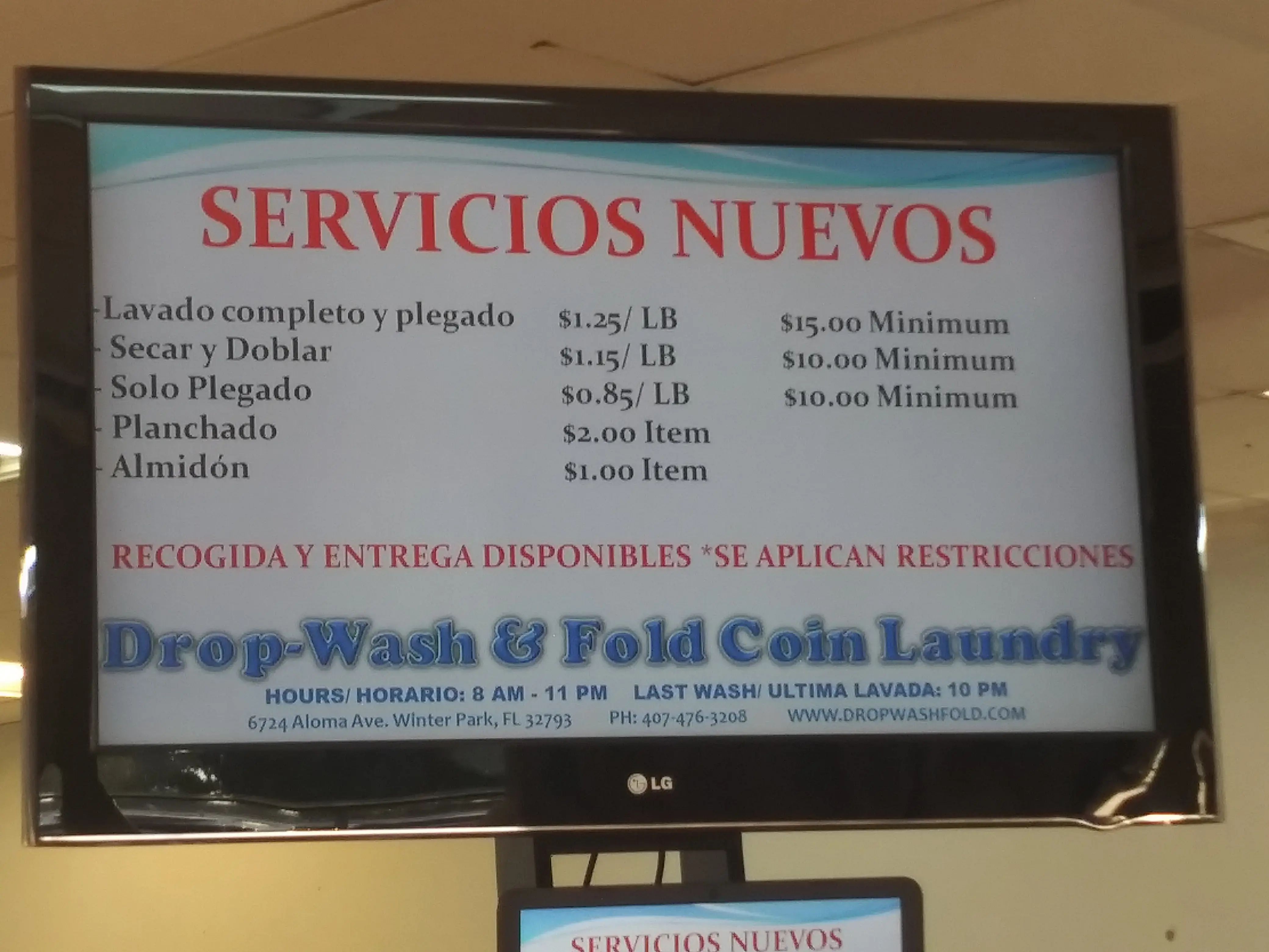 Drop - Wash & Fold Coin Laundry-Full Service Laundromat - Image 20
