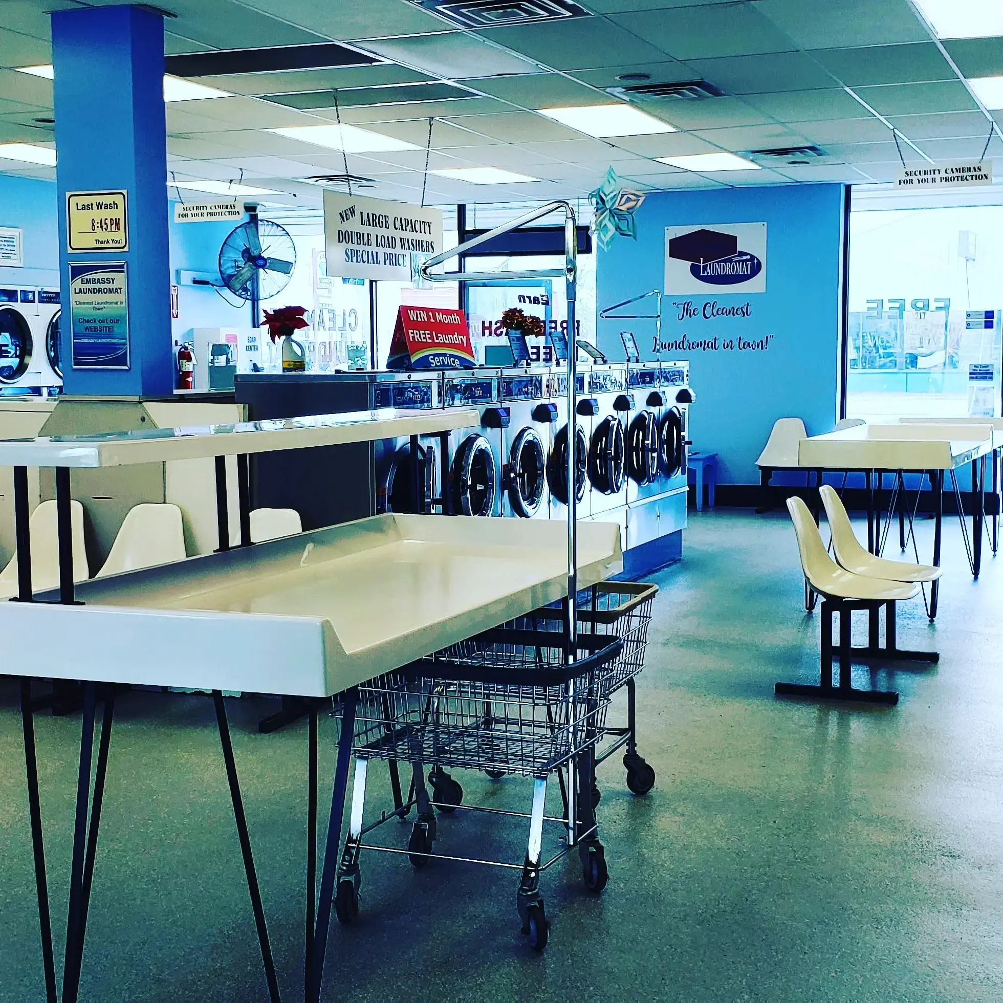 Embassy Laundromat - "Cleanest Laundromat in Town" location