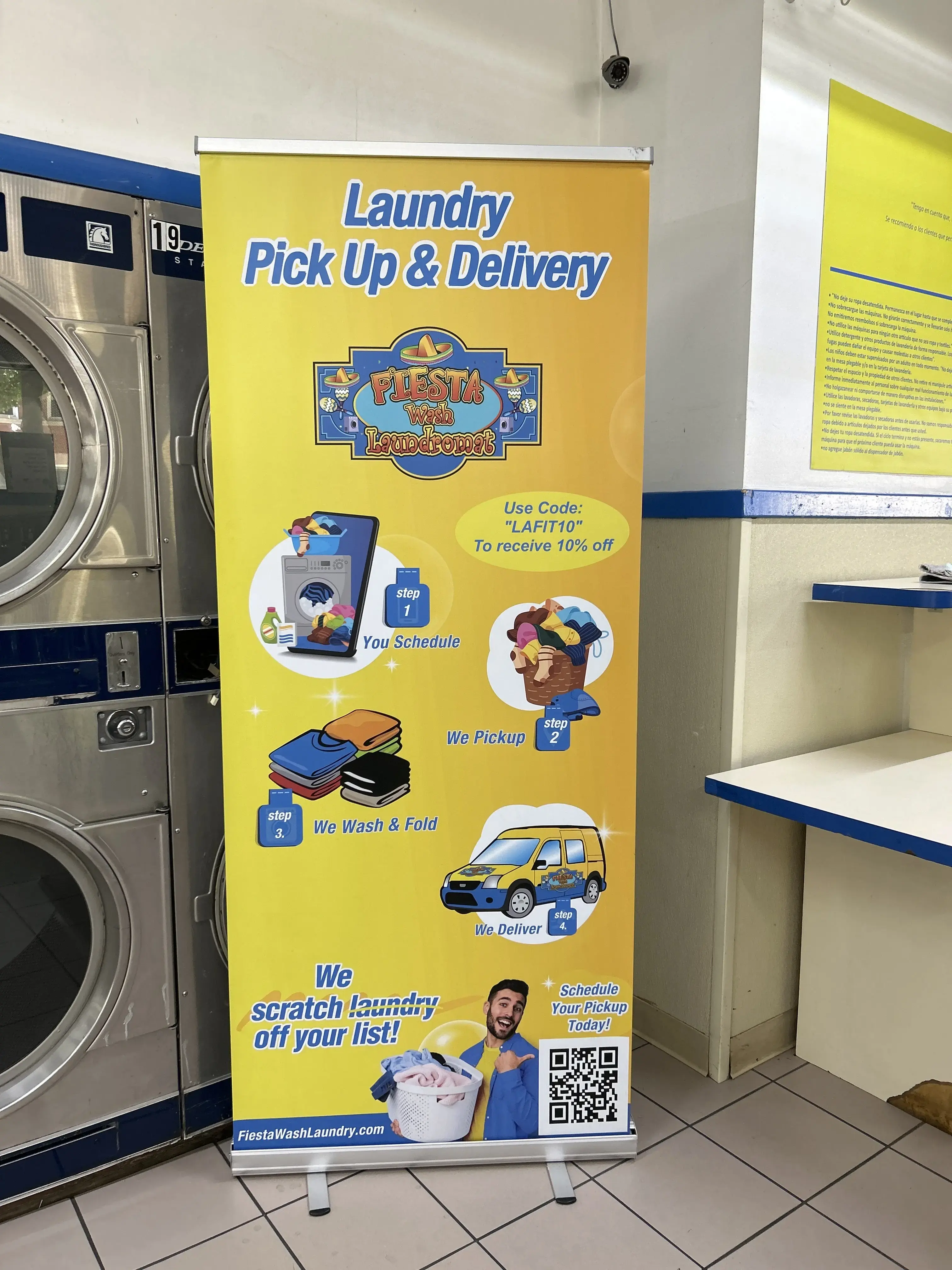 Fiesta Wash Coin Laundromat& pickup and delivery - Image 12