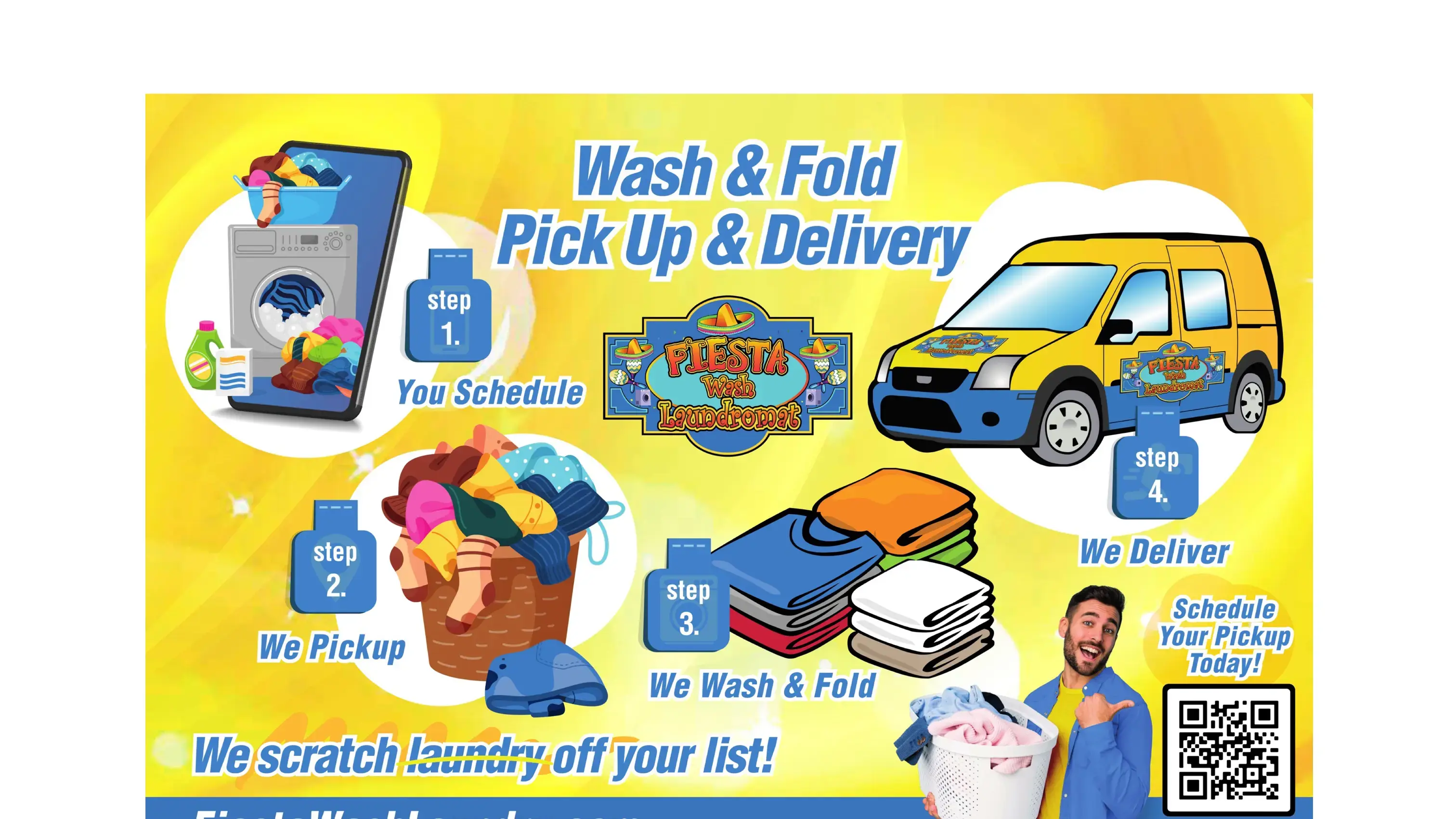Fiesta Wash Coin Laundromat& pickup and delivery thumbnail 20