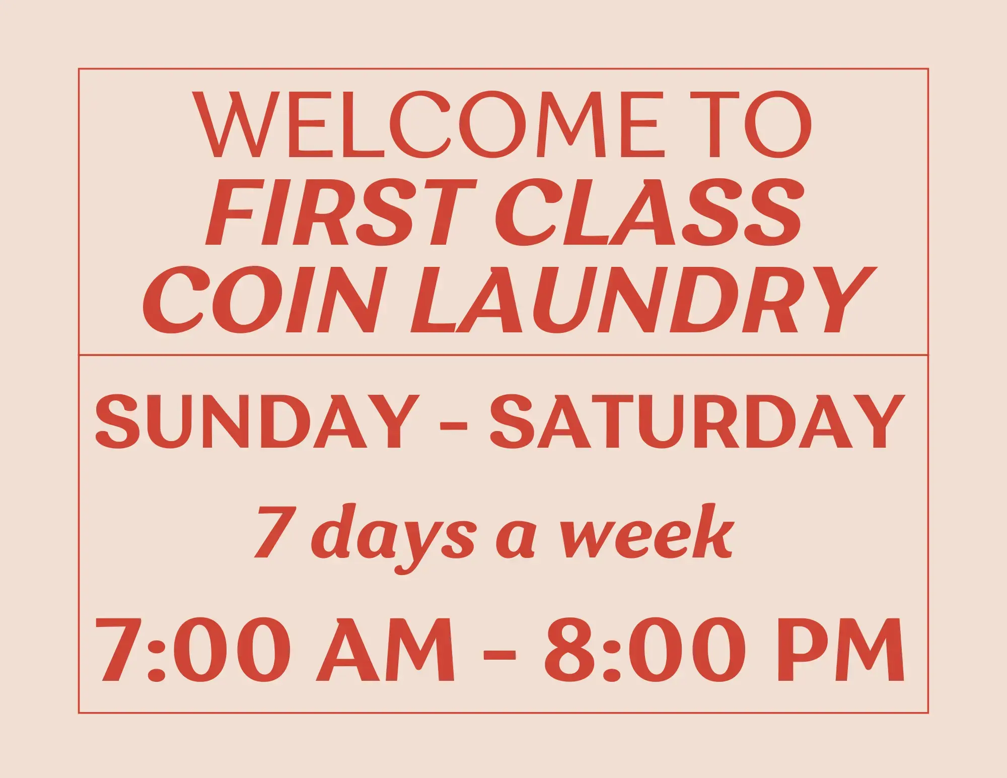 First Class Coin Laundry thumbnail 9