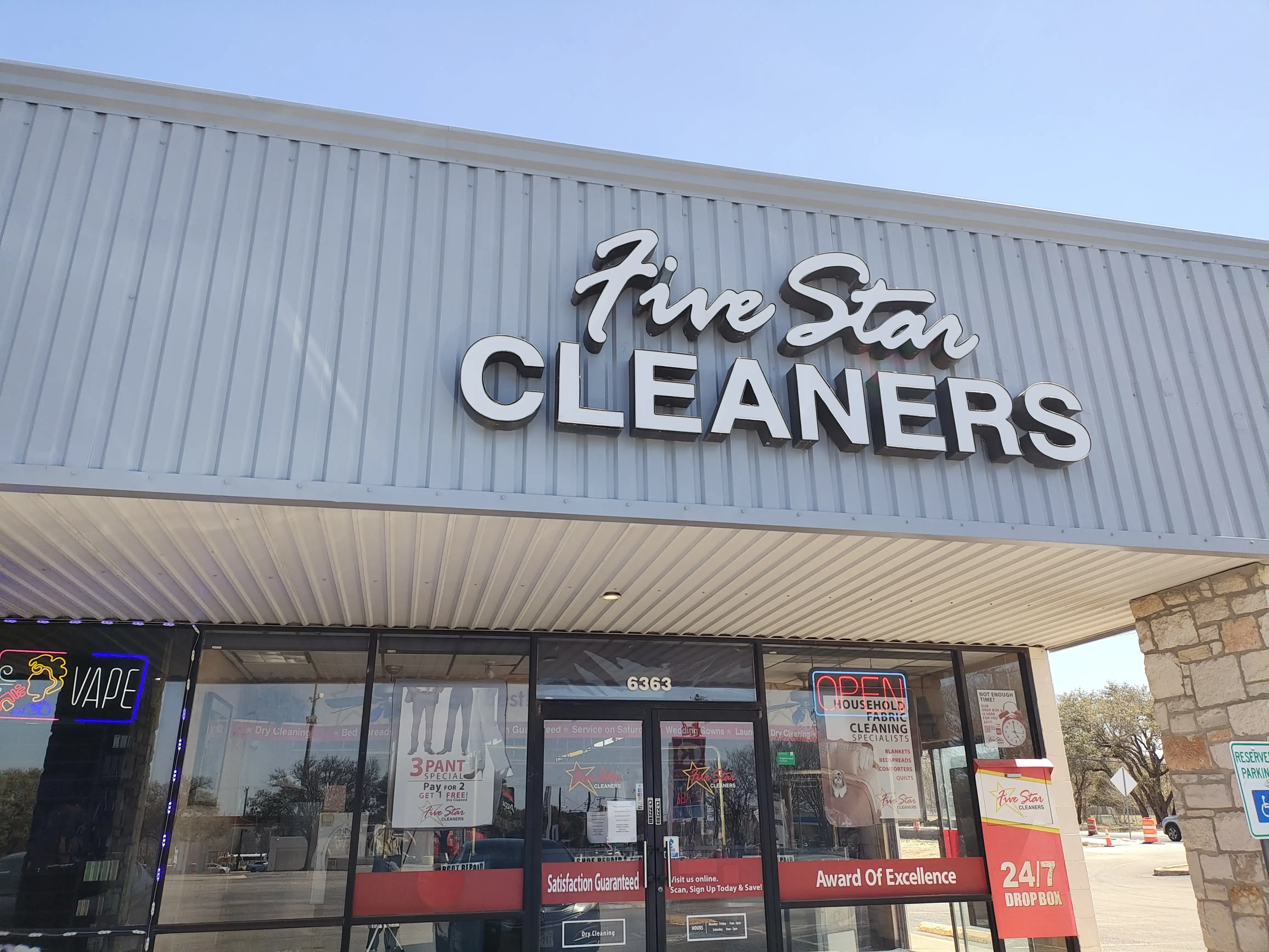Five Star Cleaners location