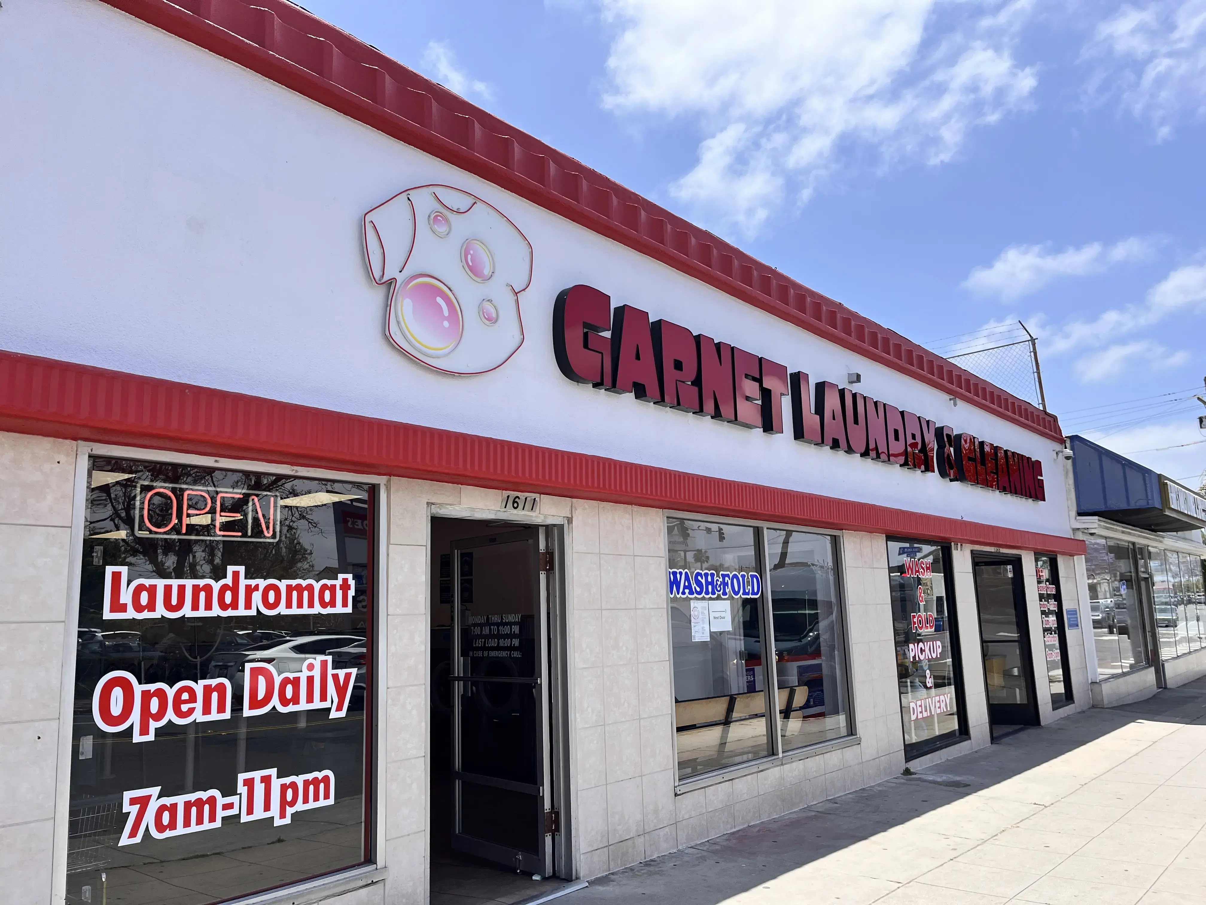 Garnet Laundry and Cleaning location