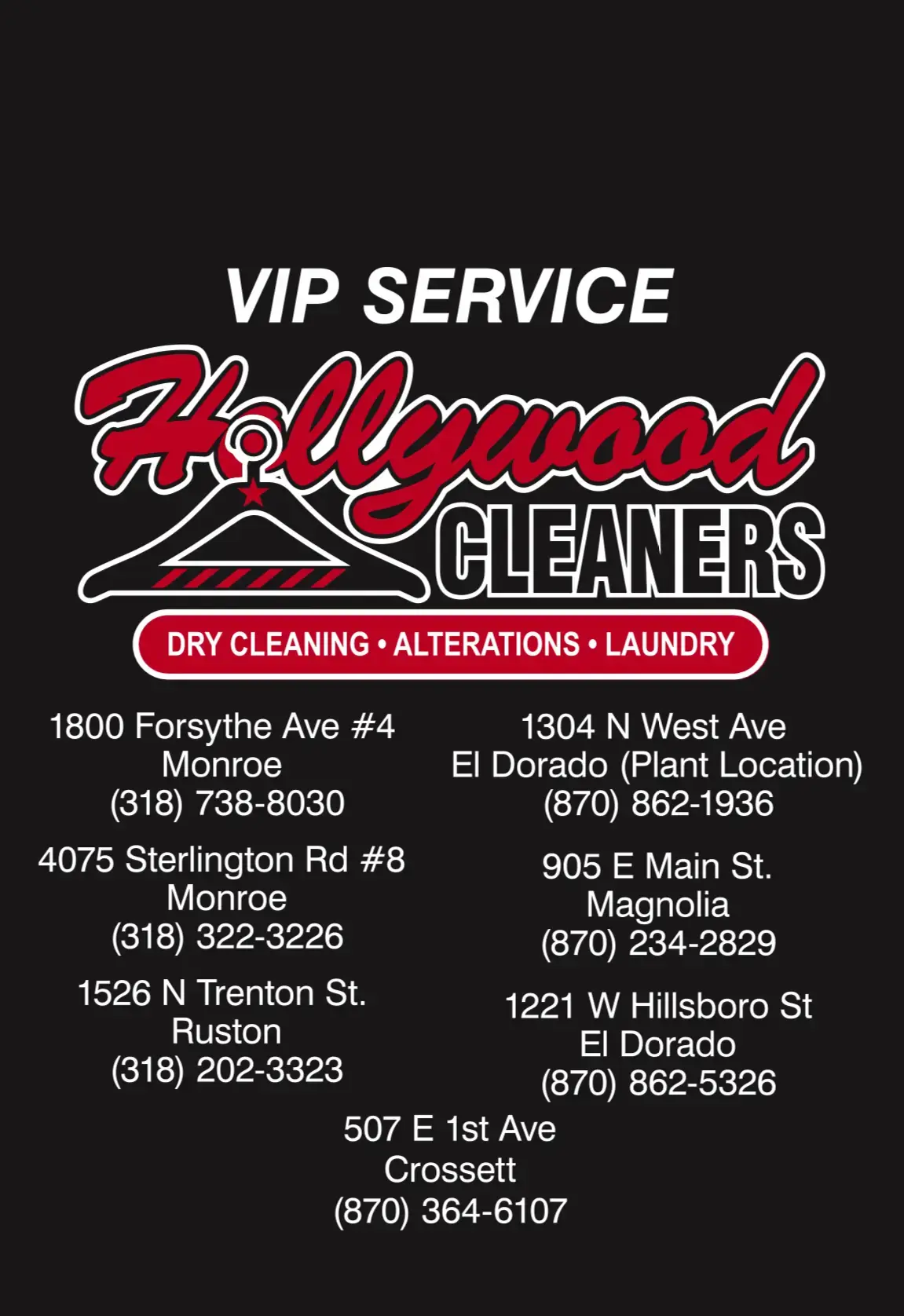 Hollywood Cleaners - Ruston 24/7 - Image 16