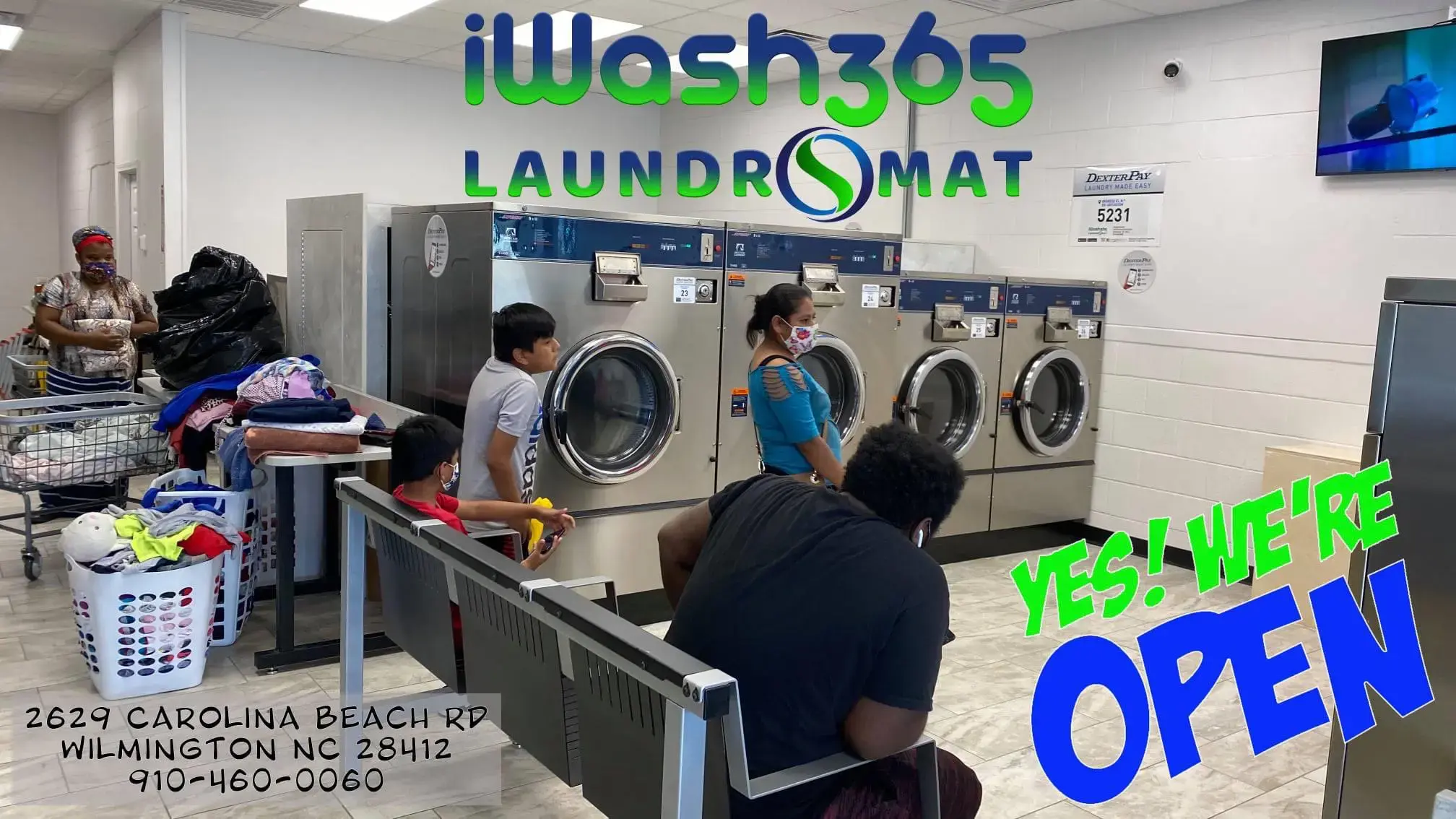 iWash 365 Laundromats location