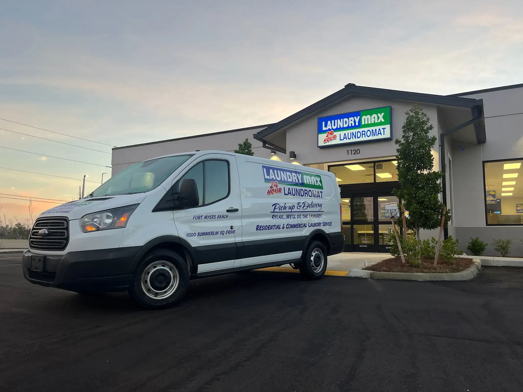 Laundry Max 24 Hour Laundromat wash and fold location