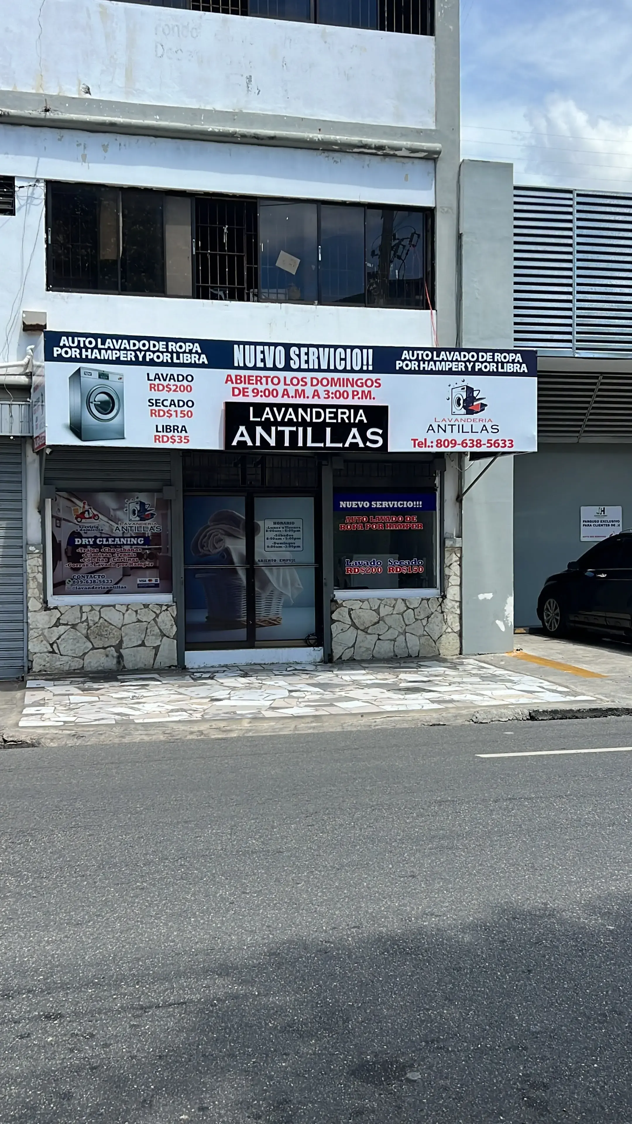 Lavanderia Antillas location