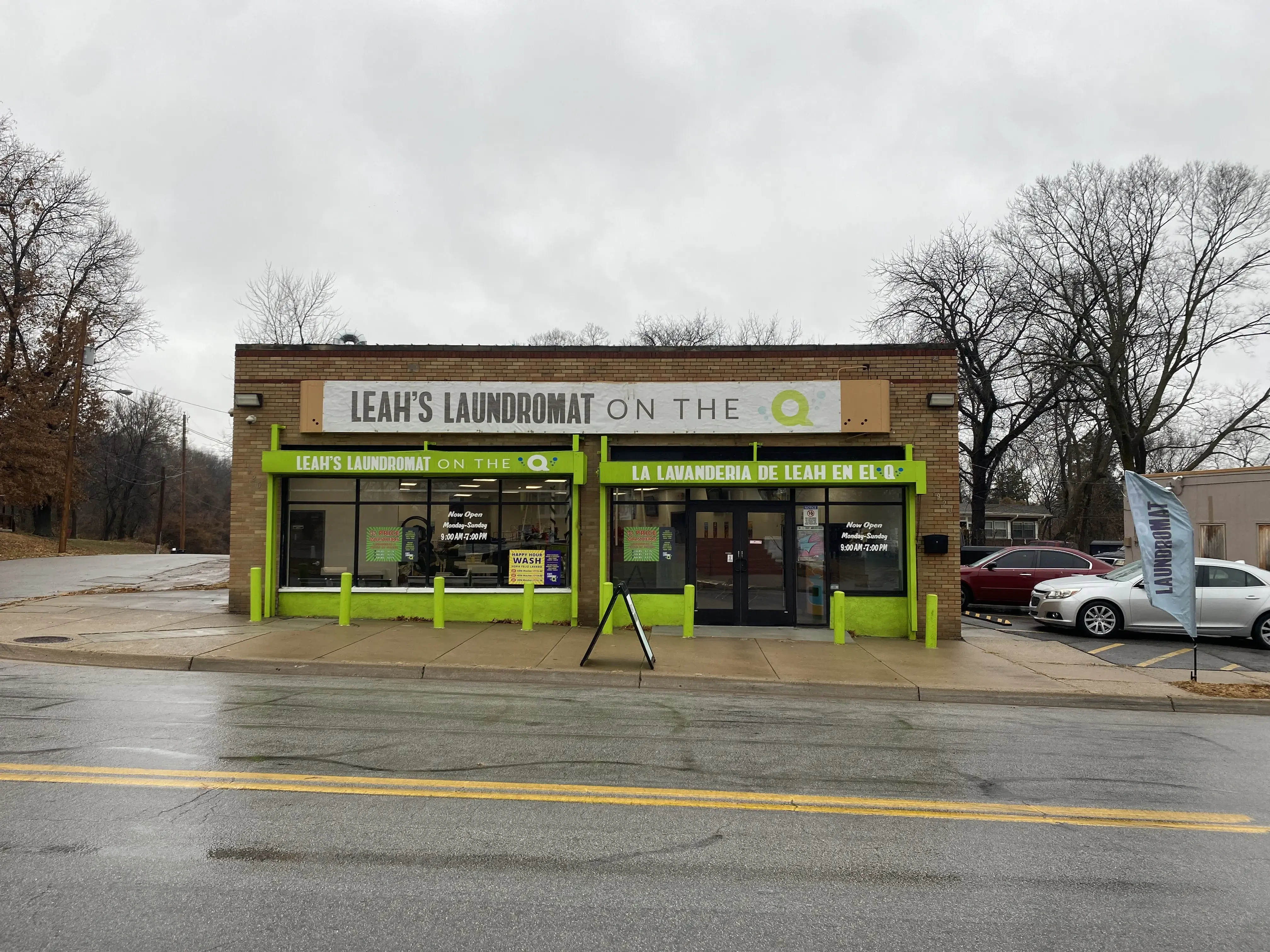 Leah's Laundromat on the Q location