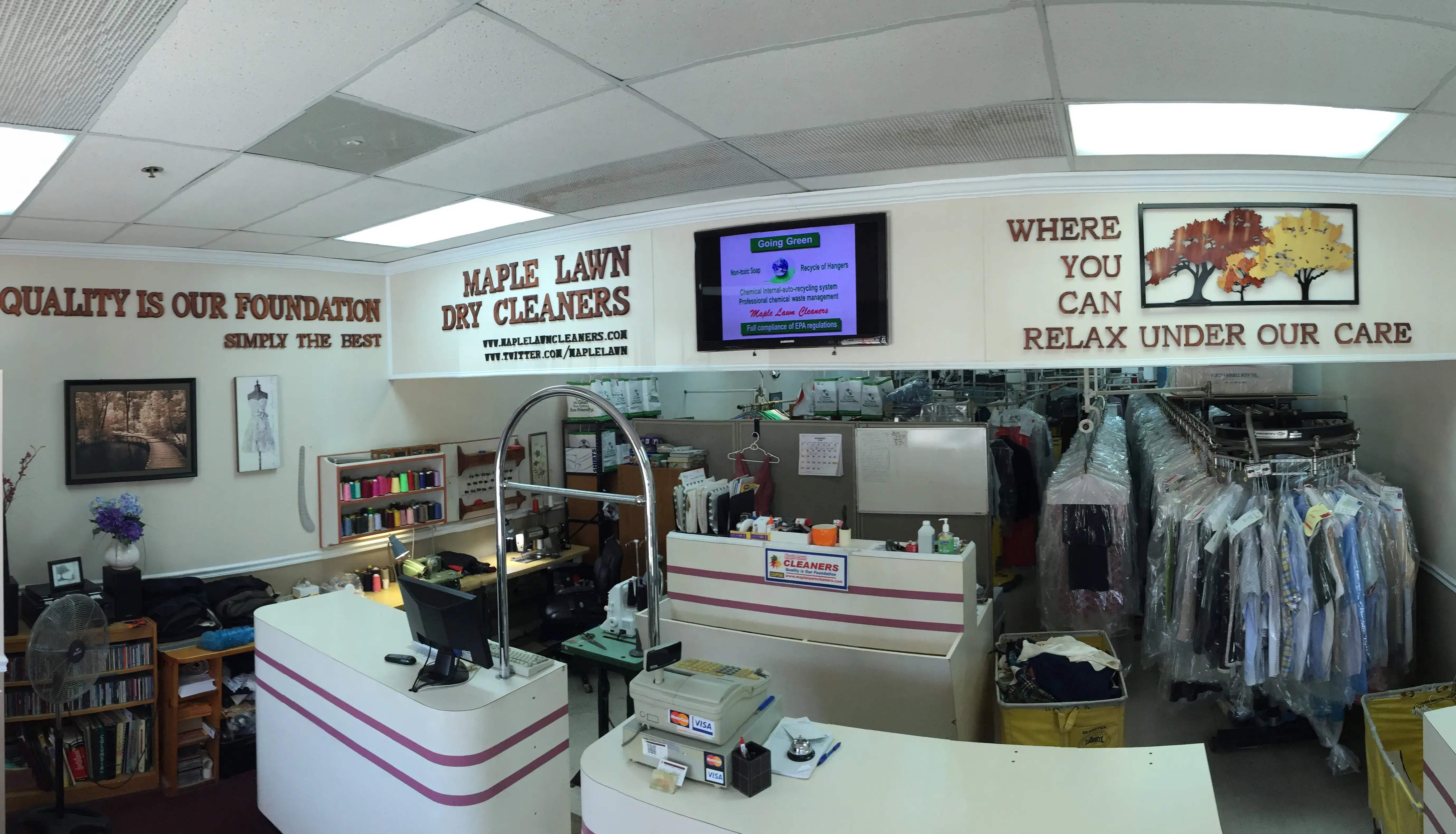 Maple Lawn Cleaner location