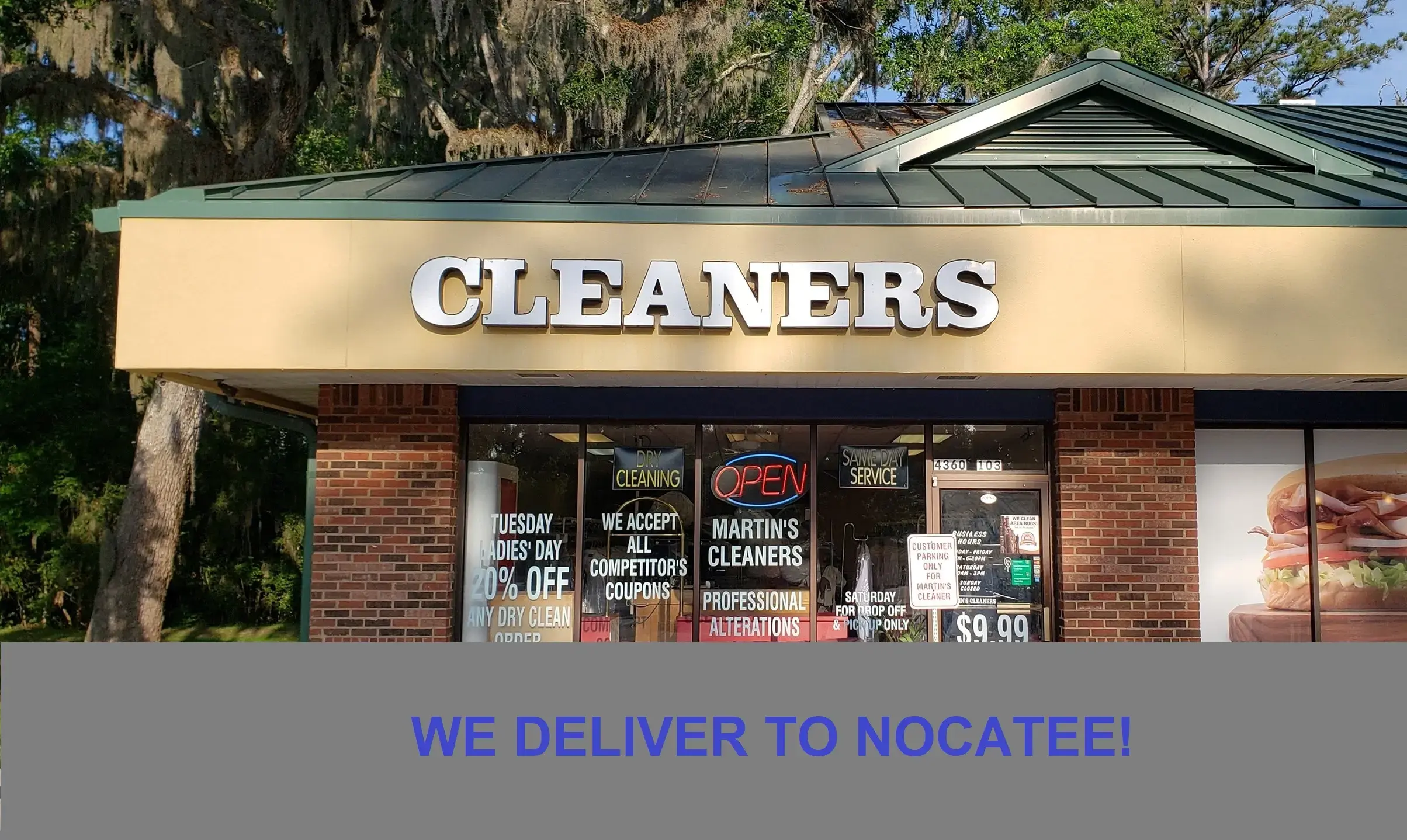 Martin's Cleaners location