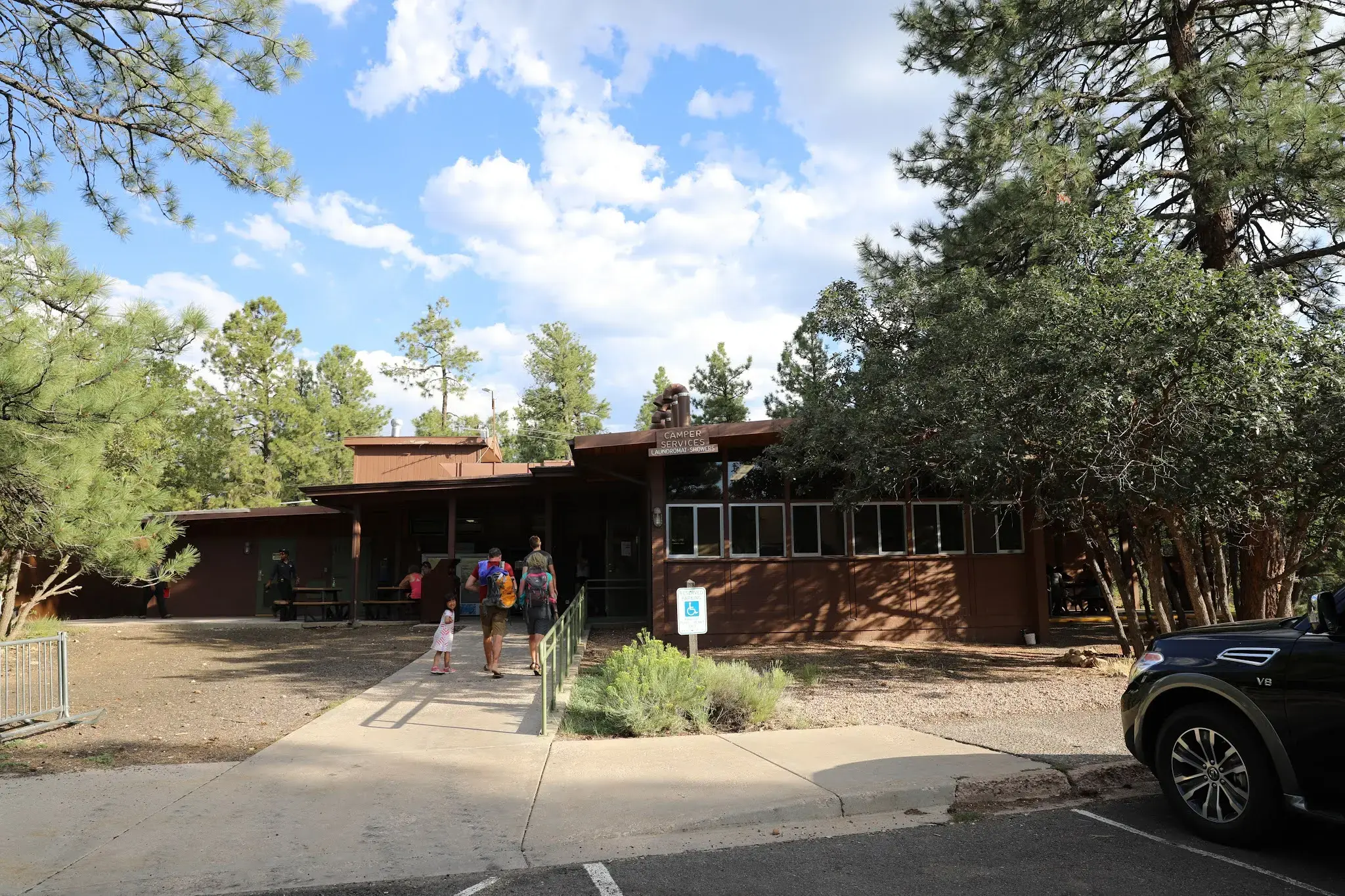 Mather Campground Showers and Laundry location