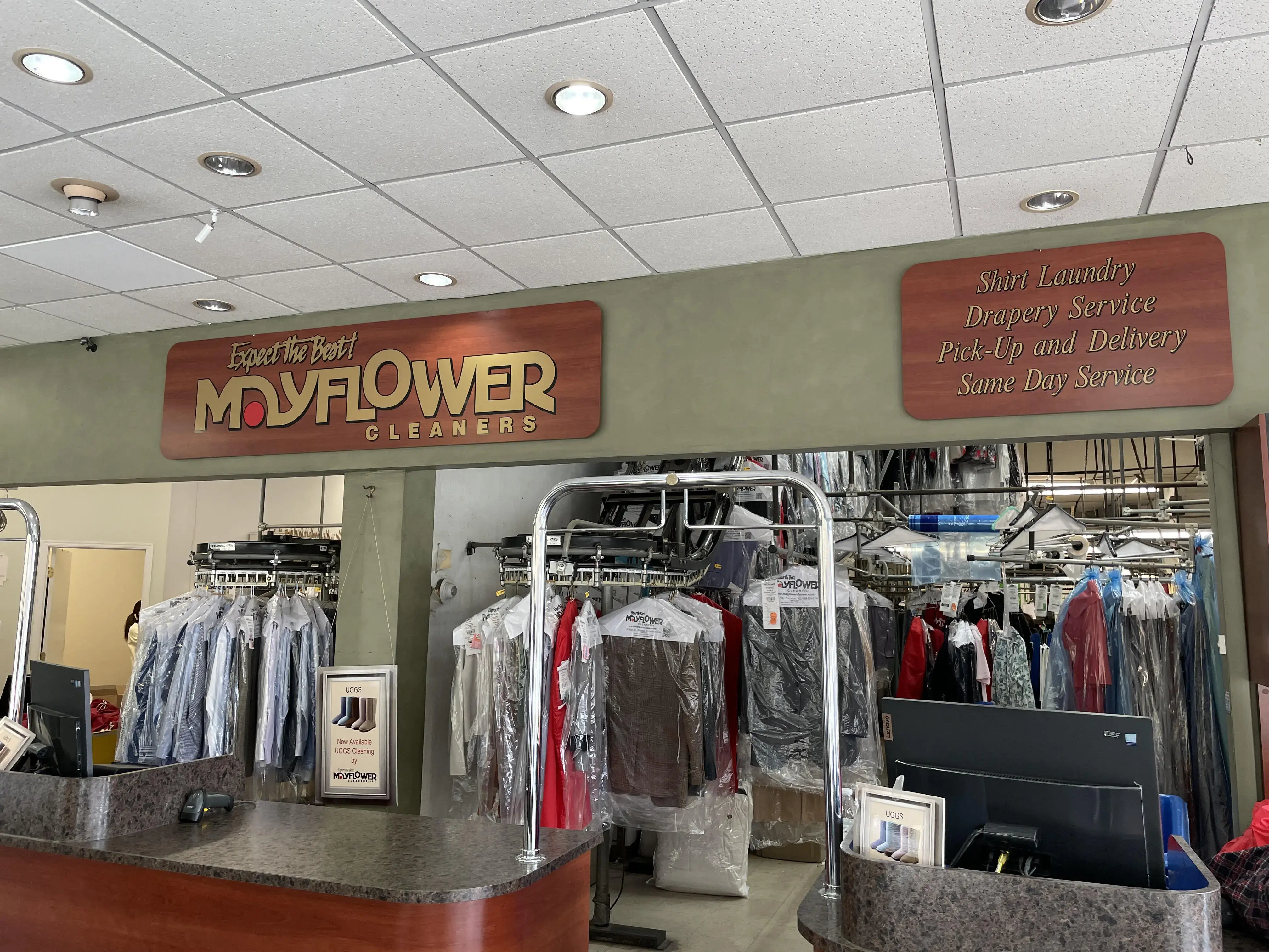 Mayflower Cleaners location