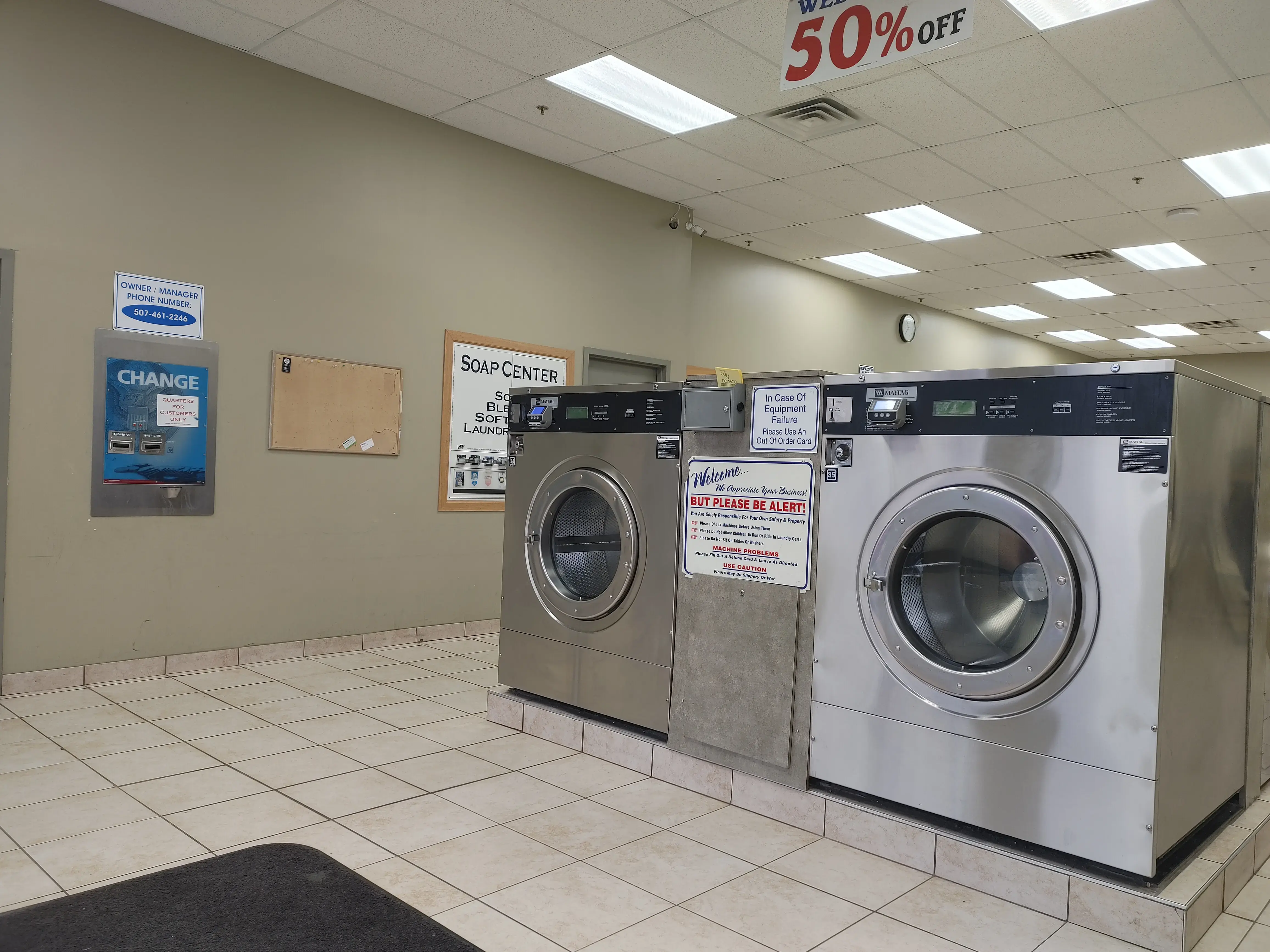 MEGA Coin Laundry Mankato location