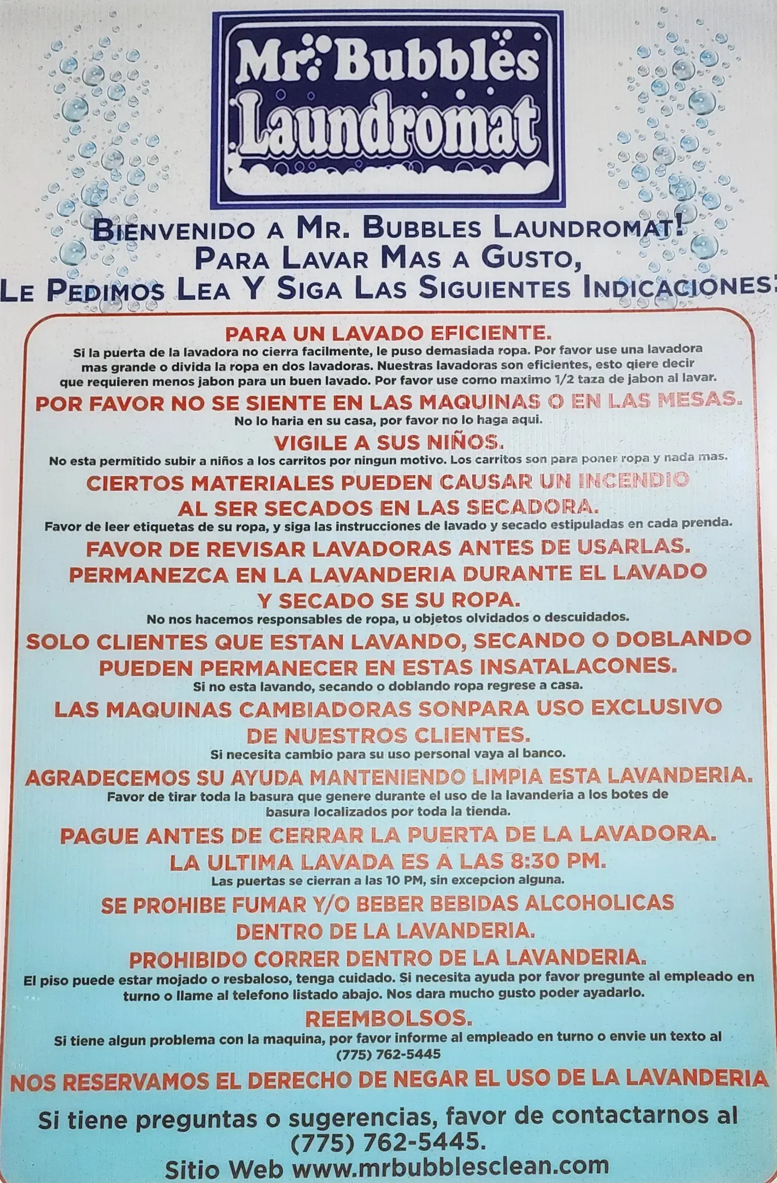 Mr Bubbles Laundromat Fernley thumbnail 20
