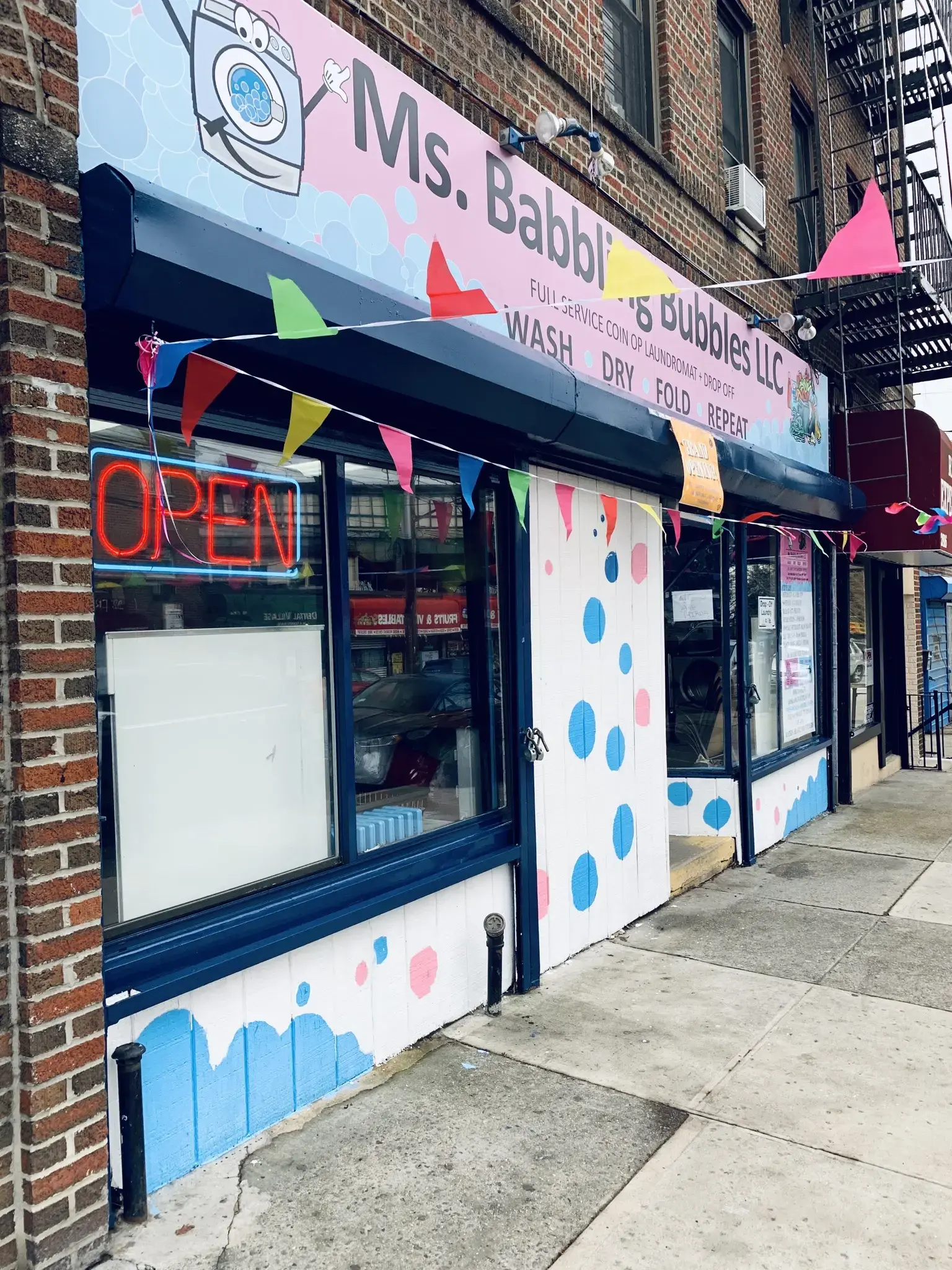 Ms. Babbling Bubbles Laundromat location