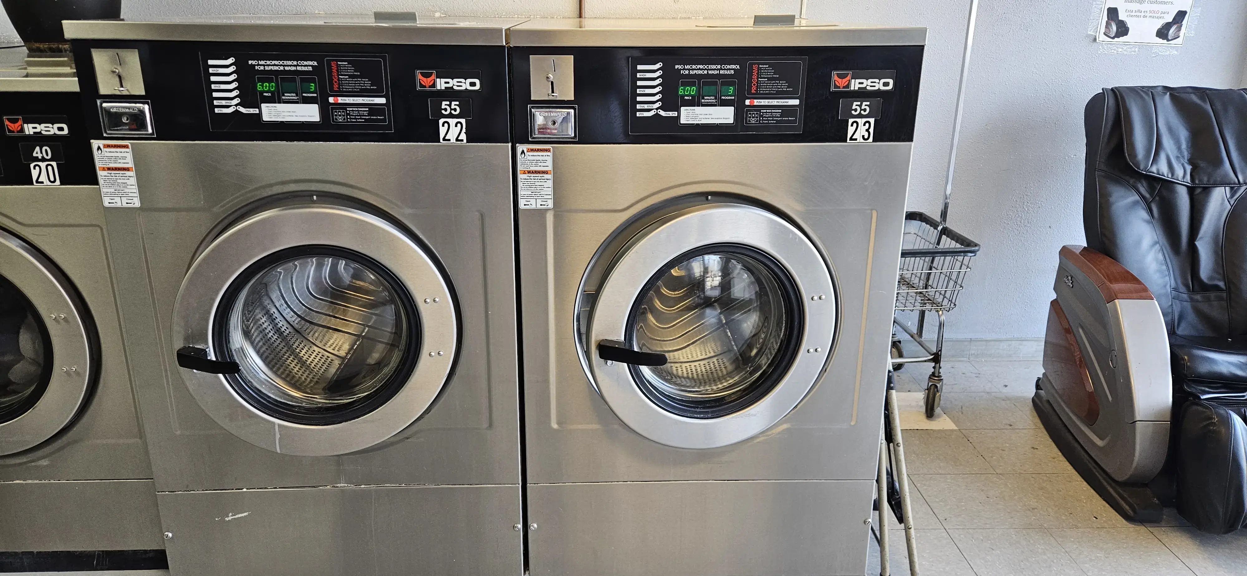 Newhall Coin Laundry location