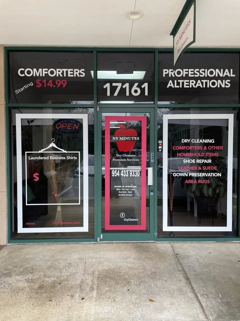 NY Minute Dry Cleaners location
