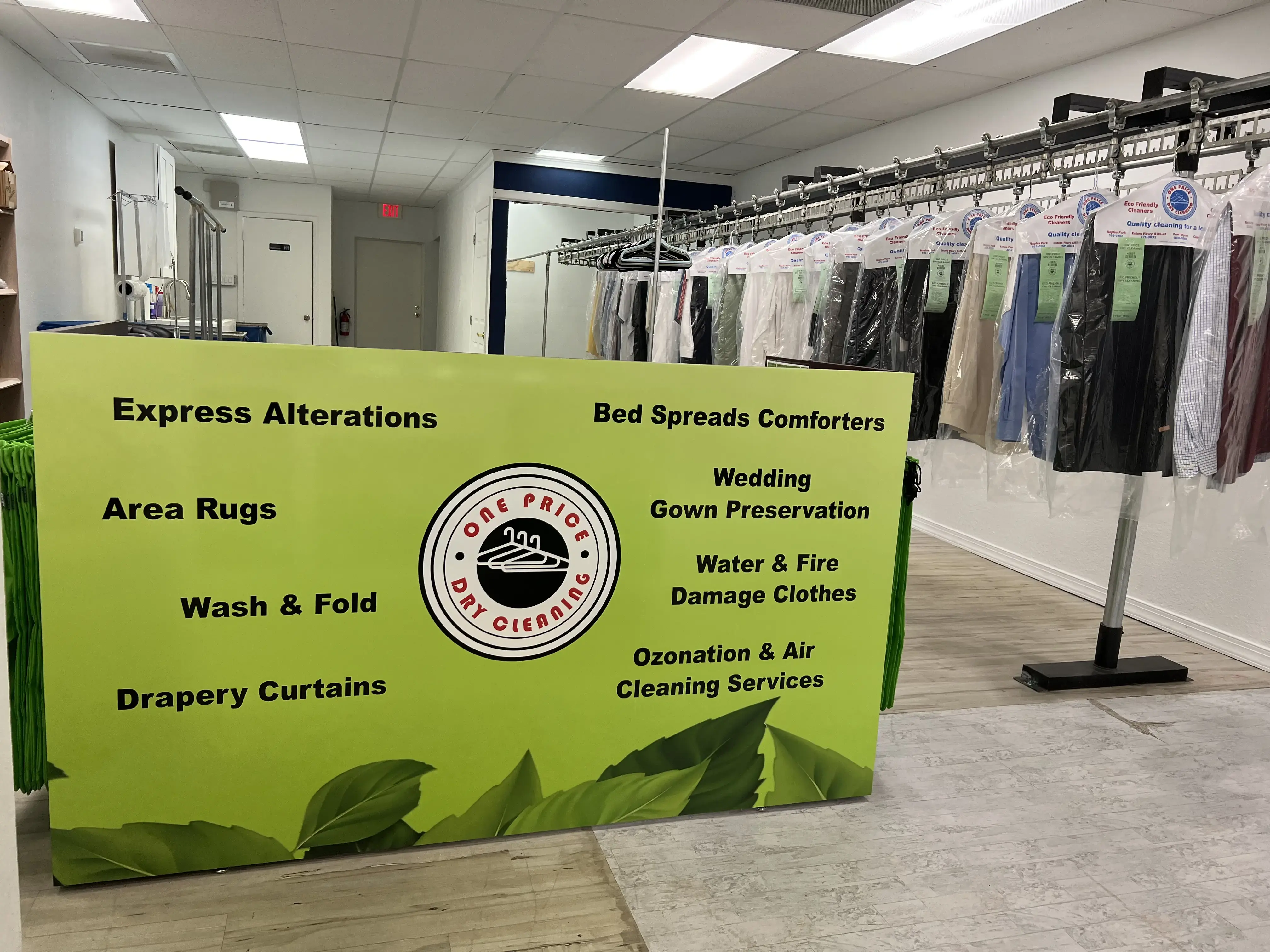 One Price Dry Cleaners Express Alterations location