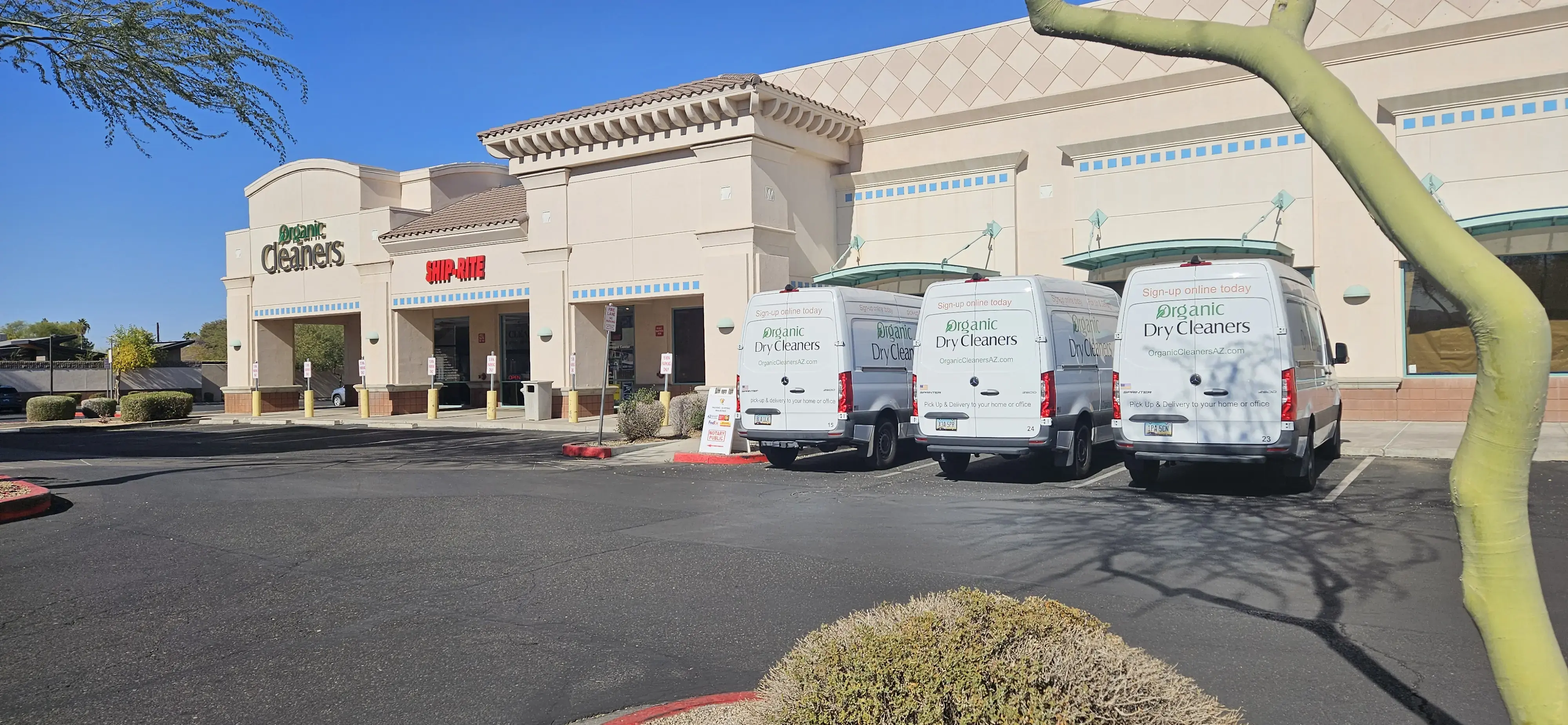 Organic Dry Cleaners & Laundry Pick up and Delivery location
