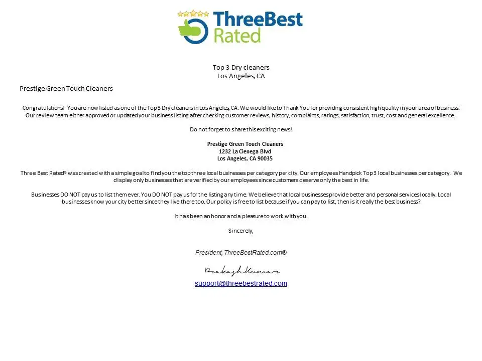 Prestige Green Touch Cleaners - Image 19