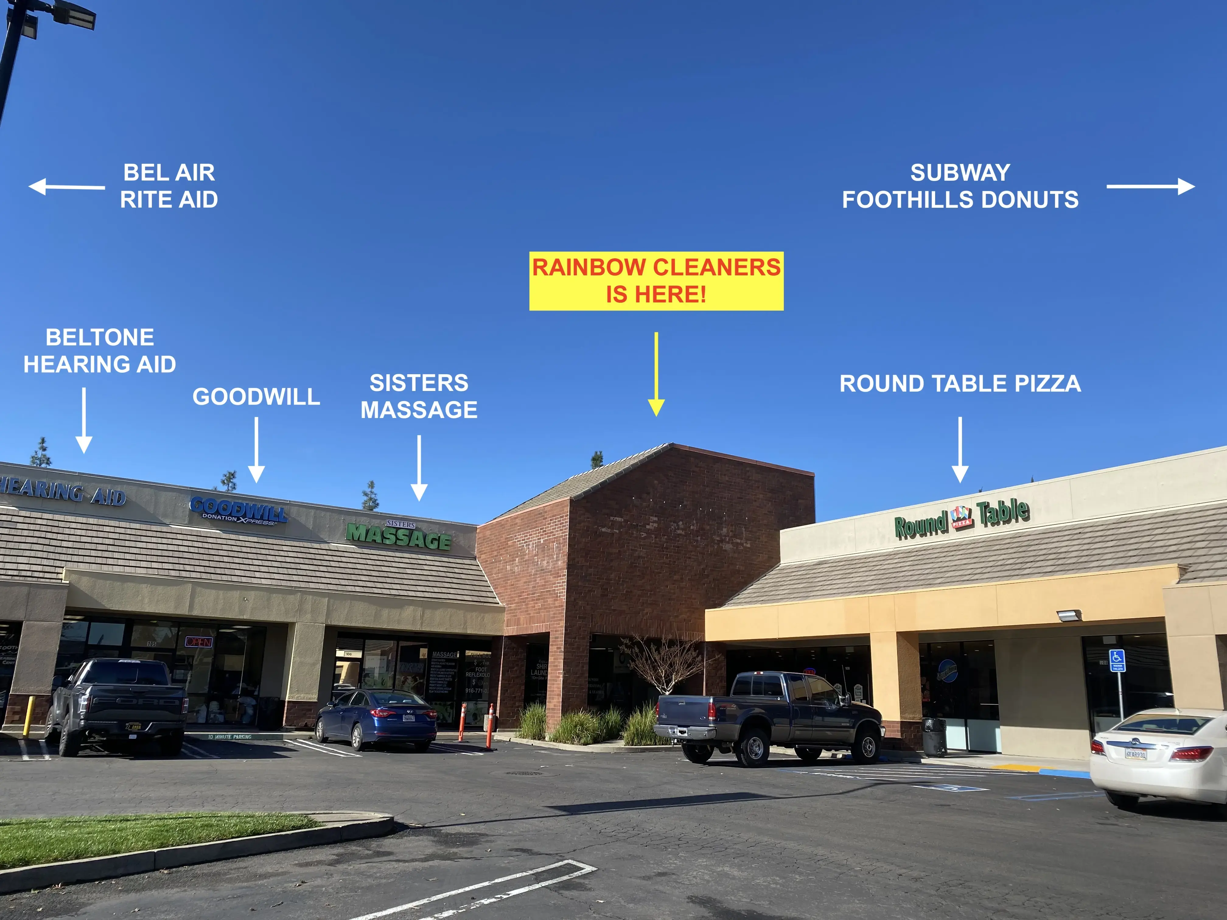 Rainbow Cleaners location
