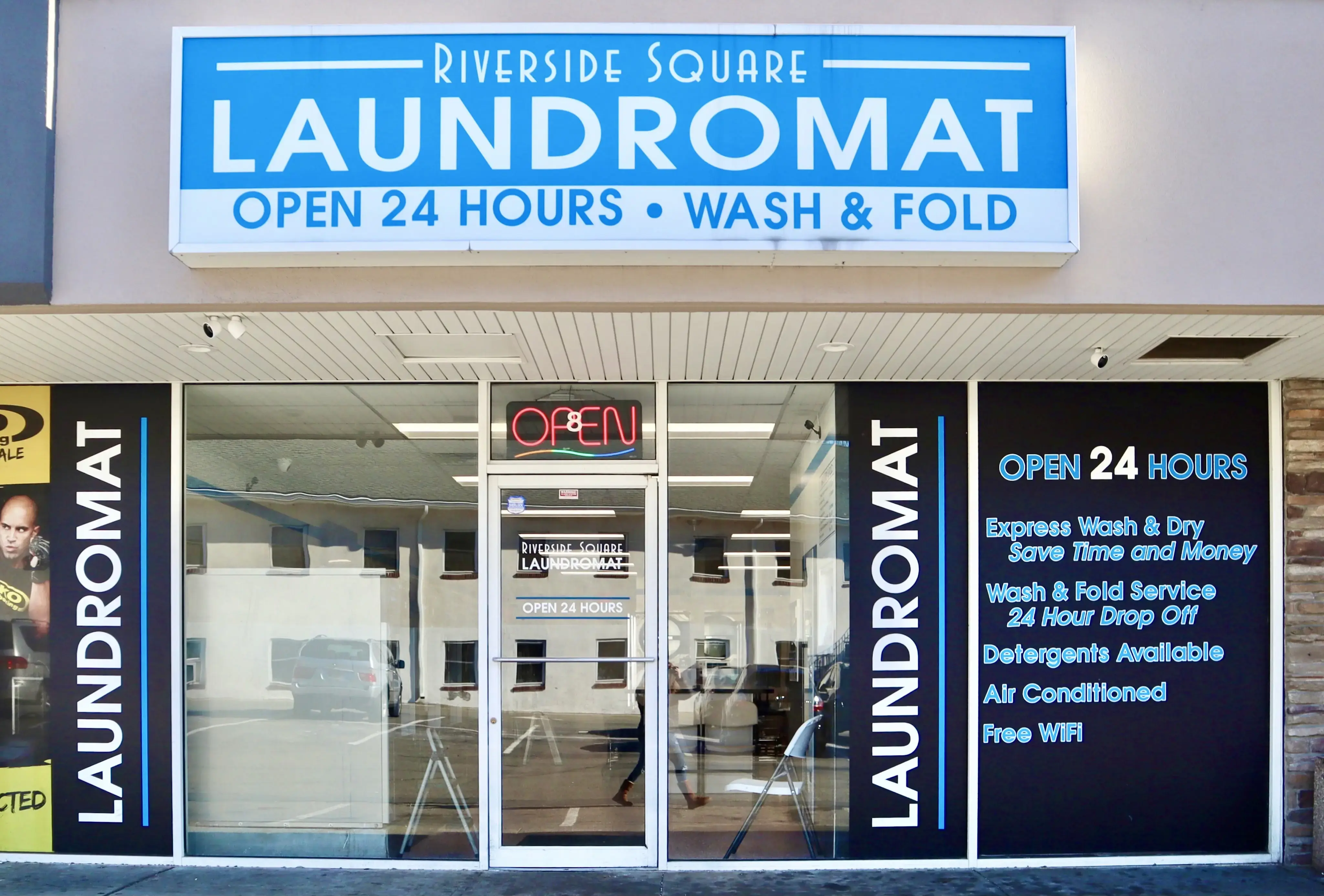 RIVERSIDE SQUARE LAUNDROMAT - OPEN 24 HOURS thumbnail 1