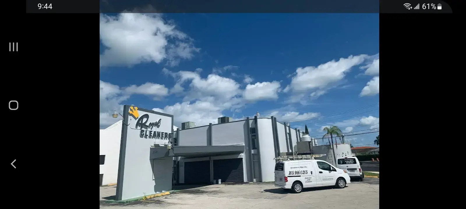 Royal Cleaners location