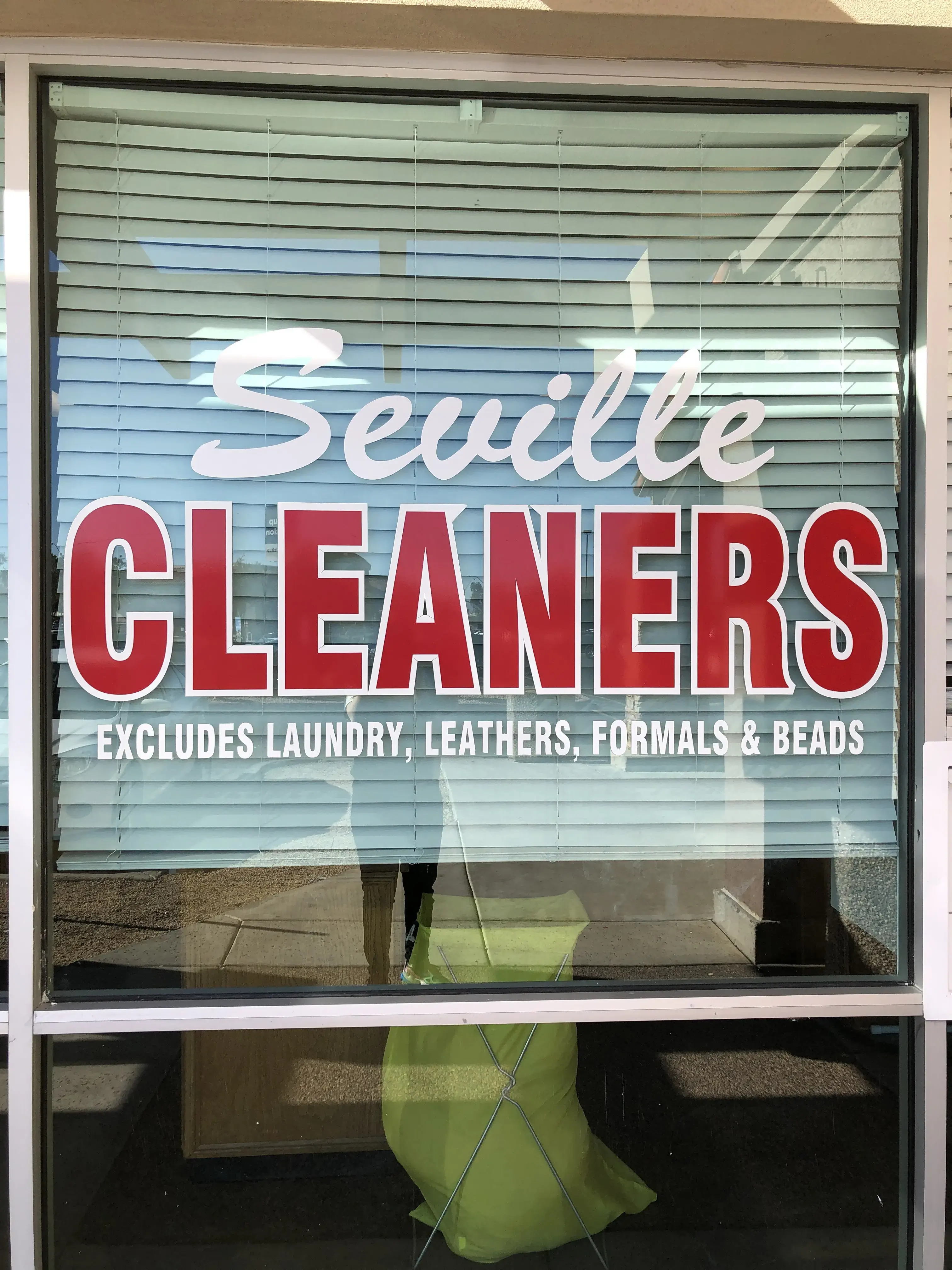 Seville Cleaners location