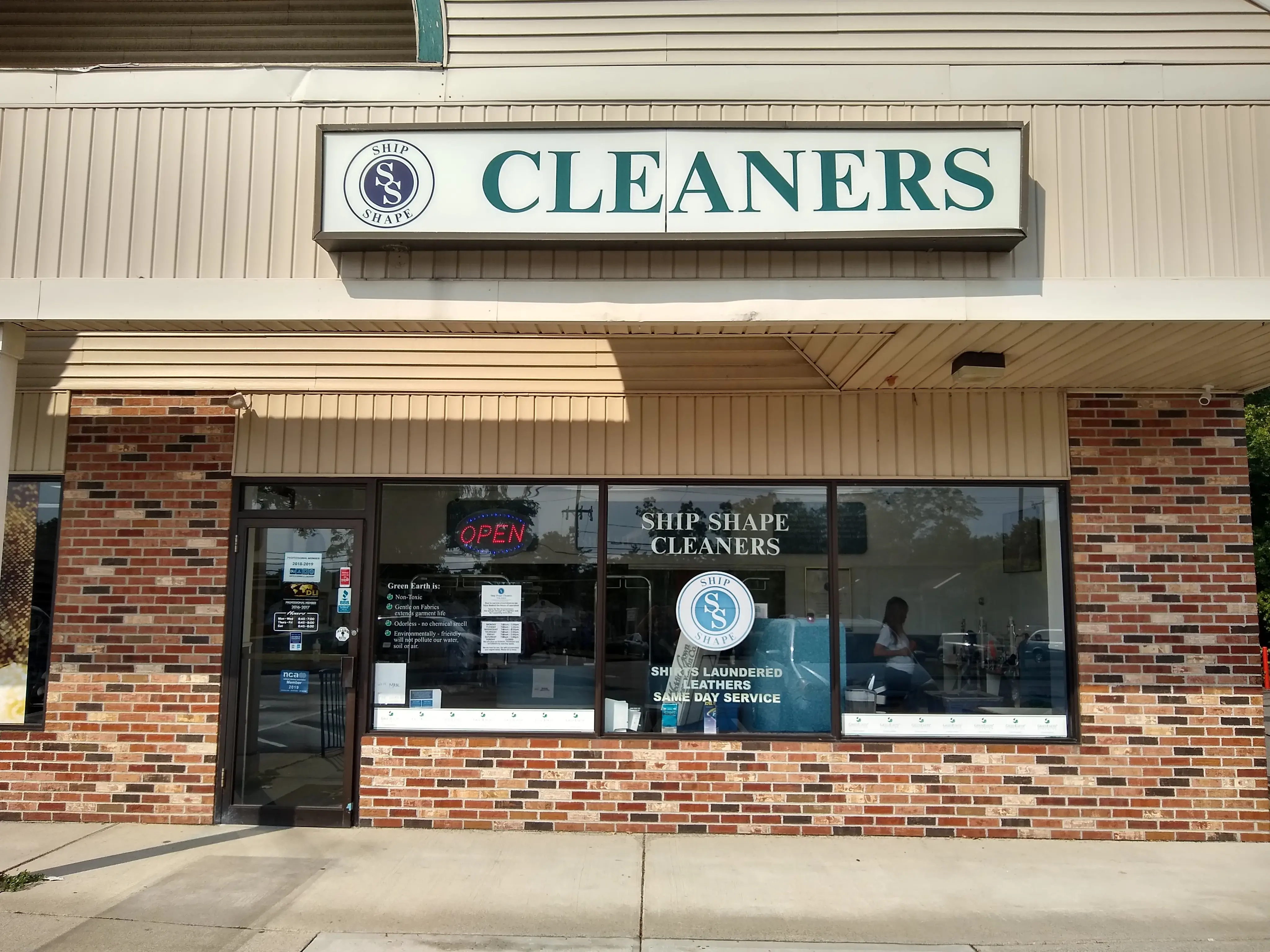 Ship Shape Cleaners location