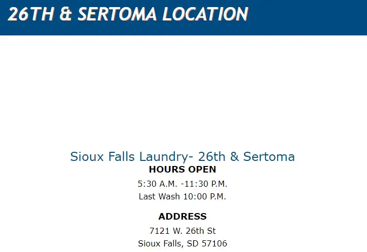 Sioux Falls Laundry - 26 & Sertoma thumbnail 8