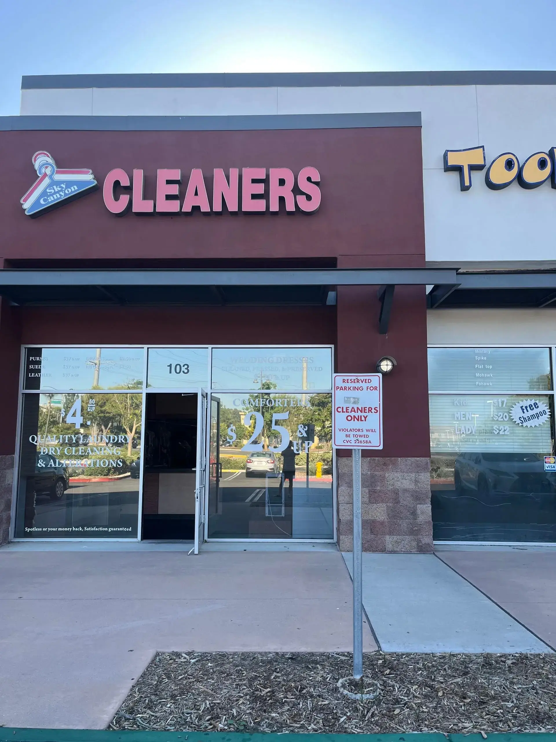 Sky Canyon Cleaners location
