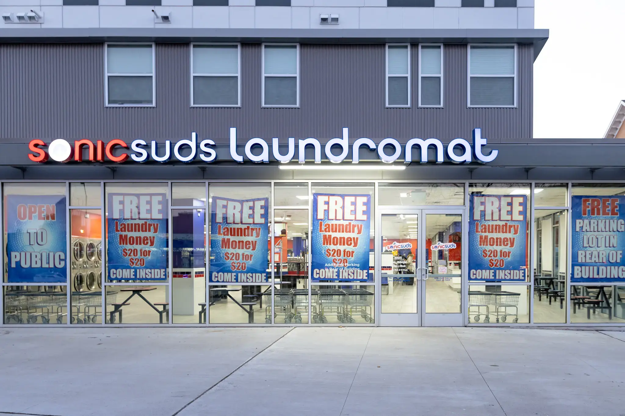 Sonic Suds Laundromat of Newark location